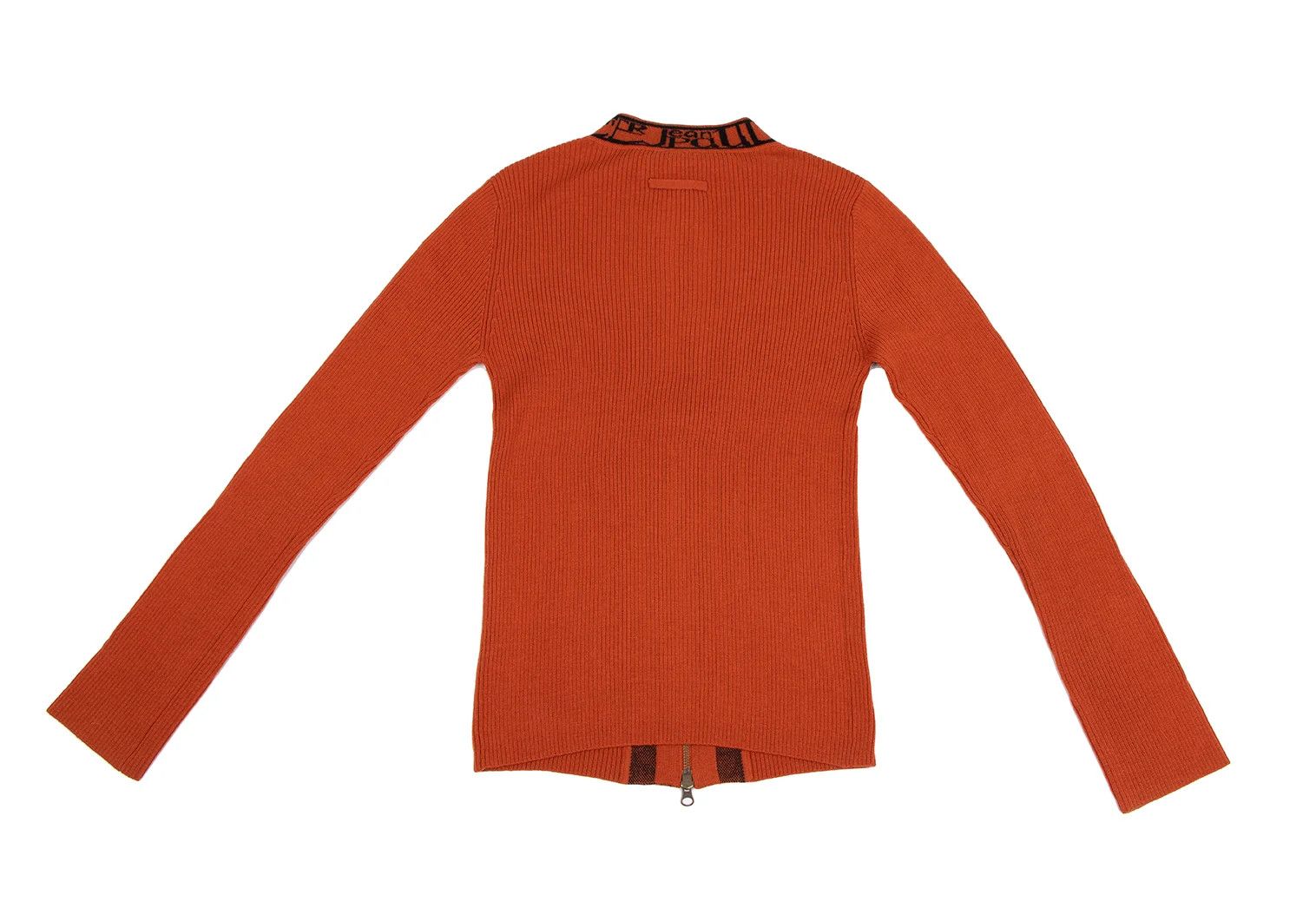 Jean Paul Gaultier Logo Line Driver's Knit in Orange, Size 48 Size US M / EU 48-50 / 2 - 10 Thumbnail