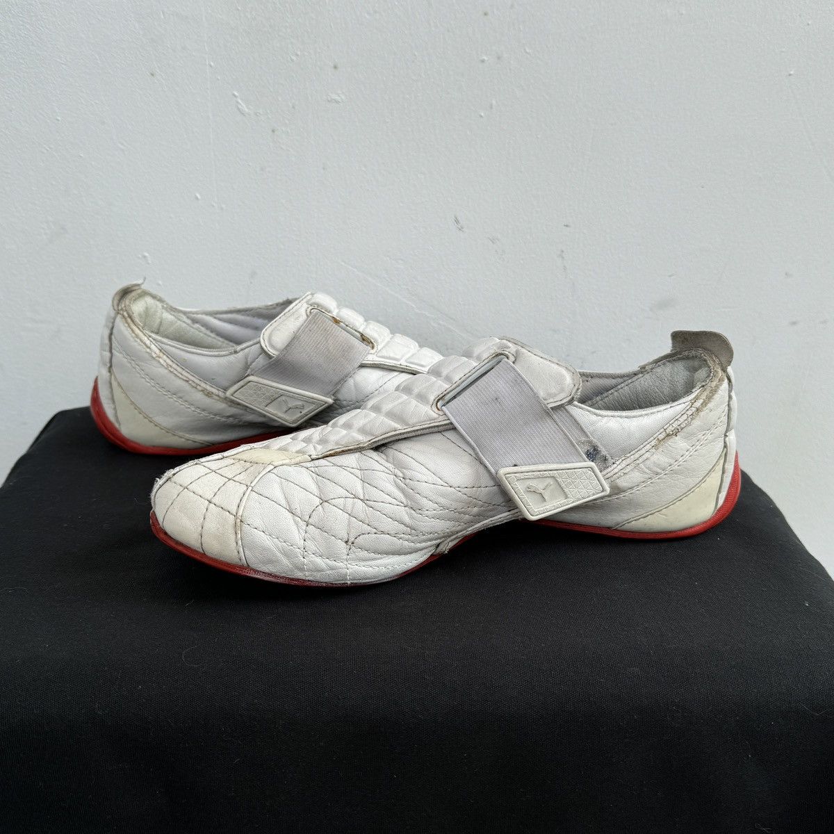 Puma Vintage Puma Speedcat White Low Cut Sneakers Monster Style Size US 7.5 / EU 40-41 - 4 Thumbnail