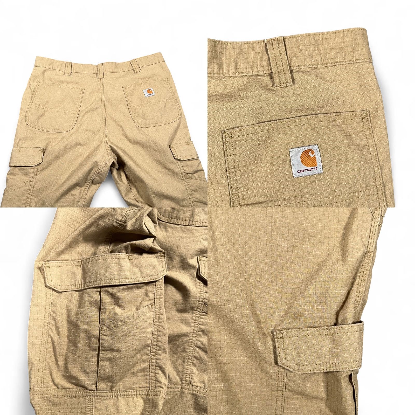 Carhartt Carhartt Pants Mens 38x29 Brown Cargo Ripstop Relaxed Fit Workwear Outdoor Size US 38 / EU 54 - 8 Thumbnail