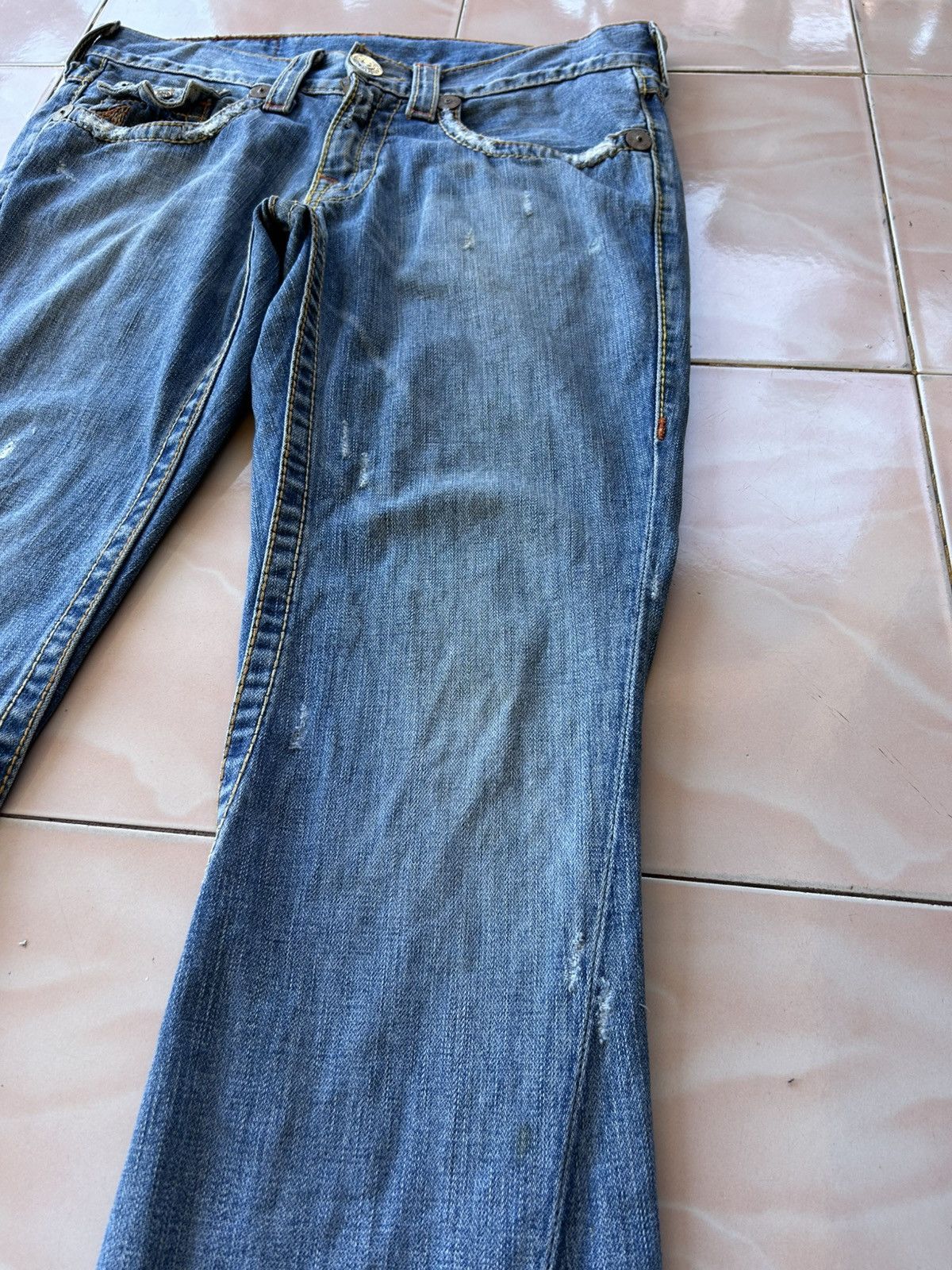 True Religion True Religion Joey Big T Bootcut Flare Jean Size US 30 / EU 46 - 4 Thumbnail