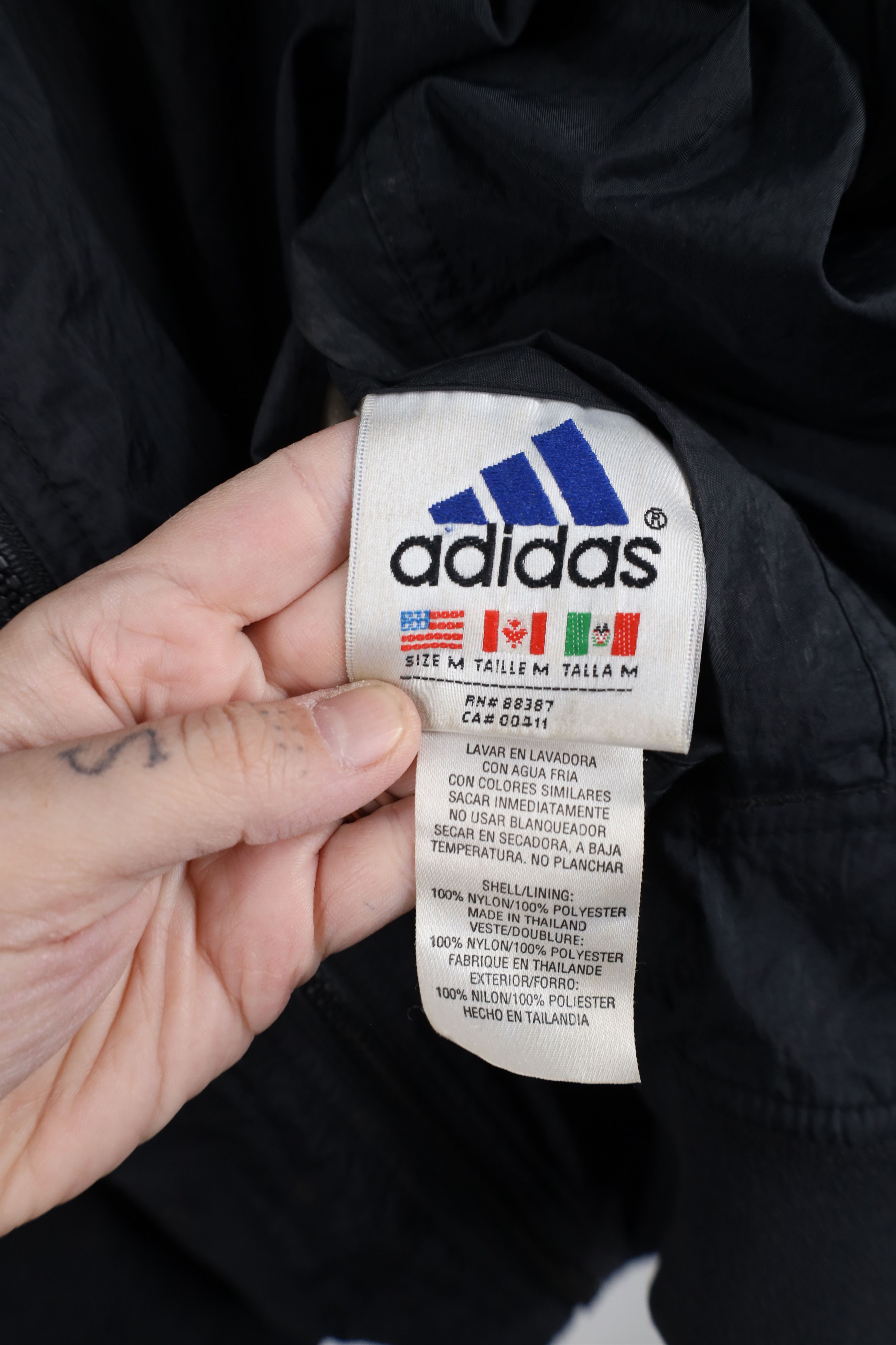 Adidas Vintage 90s Adidas Striped Reversible Bomber Jacket Size M / US 6-8 / IT 42-44 - 6 Thumbnail