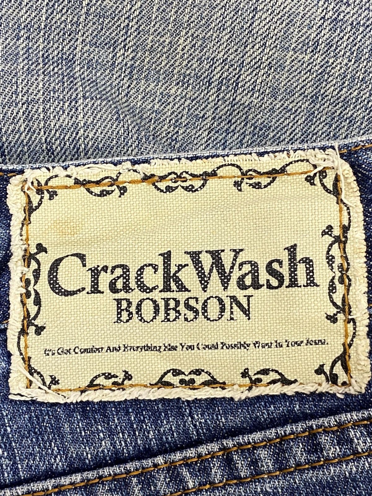 Japanese Brand Japanese Brand Light Blue Wash Whiskered Style Flare Jeans Size US 32 / EU 48 - 10 Thumbnail