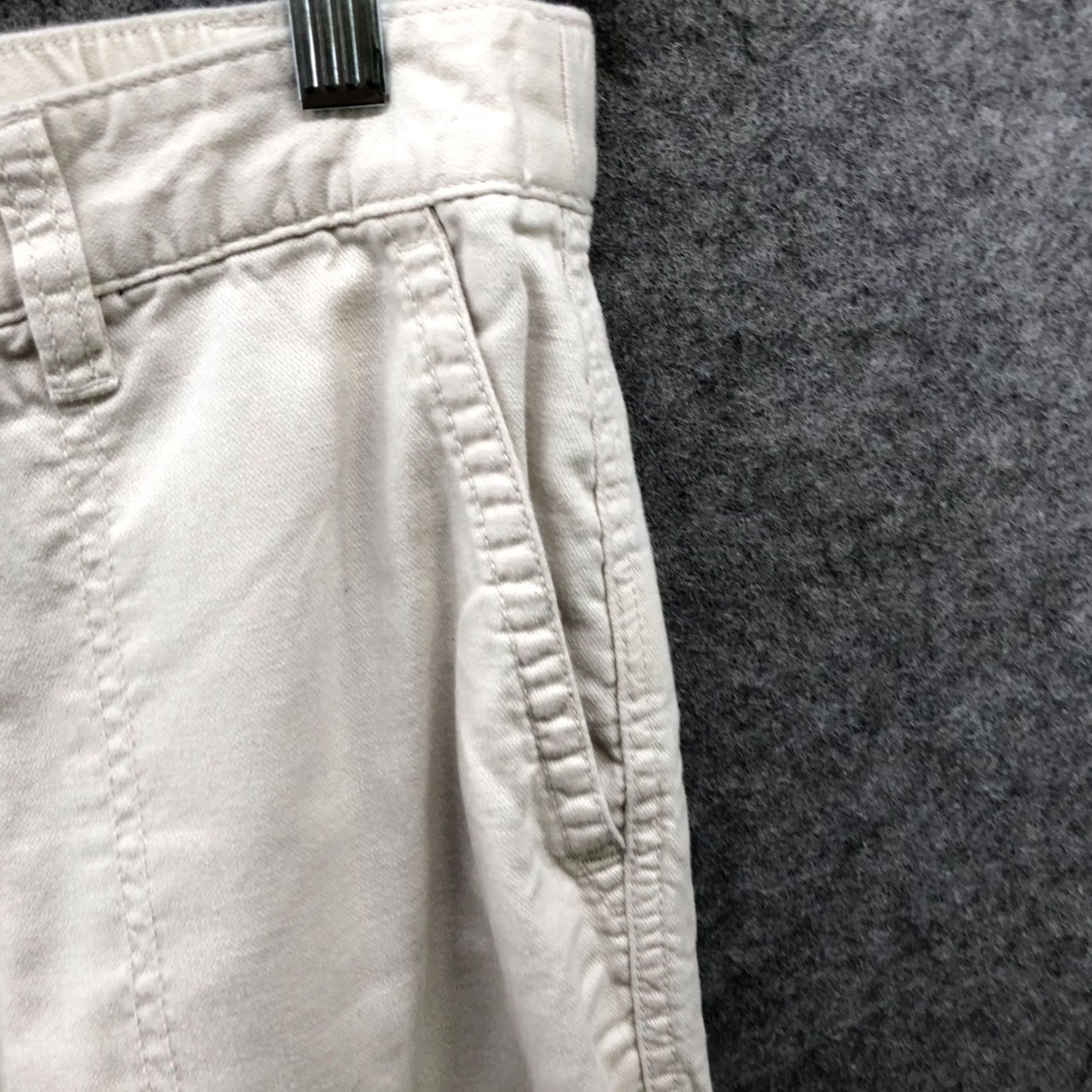 Gap VINTAGE? No. Gap Twill Utility Girlfriend Jogger Pants Womens 4 Beige Cotton Mid Rise Pants Mens? Size 27" / US 4 / IT 40 - 5 Thumbnail