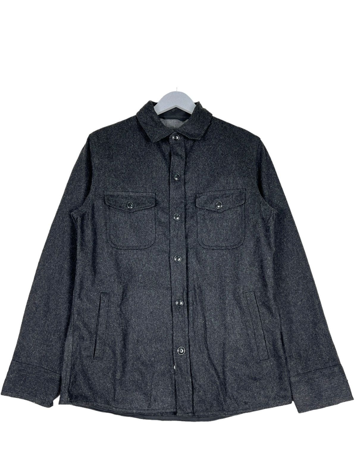 United Arrows 🔥 BALLI S GREEN LABEL RELAXING WOOL CPO JACKET Size US L / EU 52-54 / 3 - 3 Thumbnail