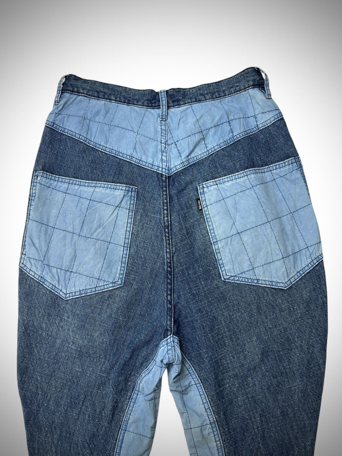 Issey Miyake 2000’s Issey Miyake Ne-Net - INDIGO DENIM Jeans Size 28" / US 6 / IT 42 - 7 Thumbnail