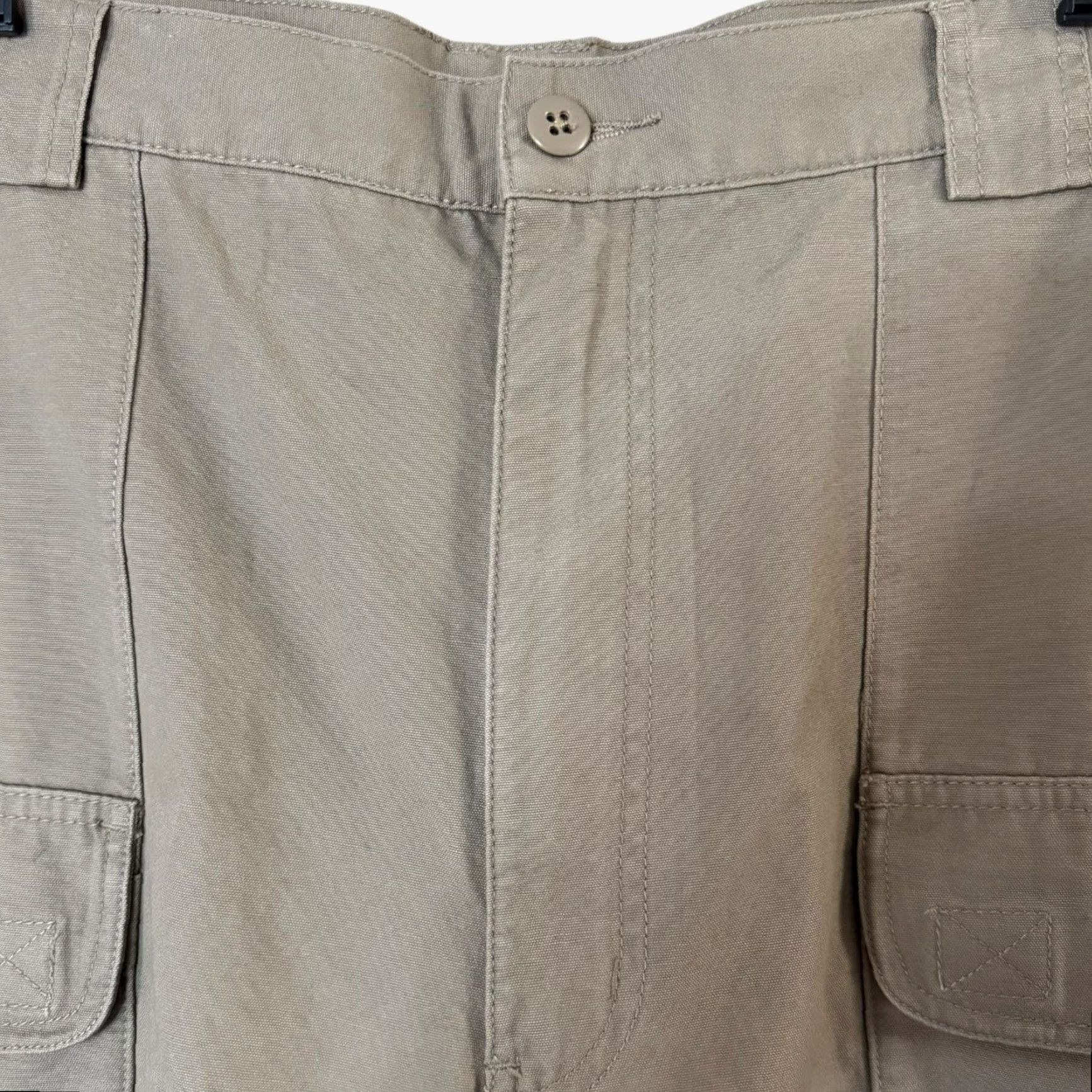 Eddie Bauer VINTAGE Eddie Bauer Cargo Shorts Men 42 Brown Canvas Casual Hiking Outdoors 100% Cotton Size US 42 / EU 58 - 5 Thumbnail