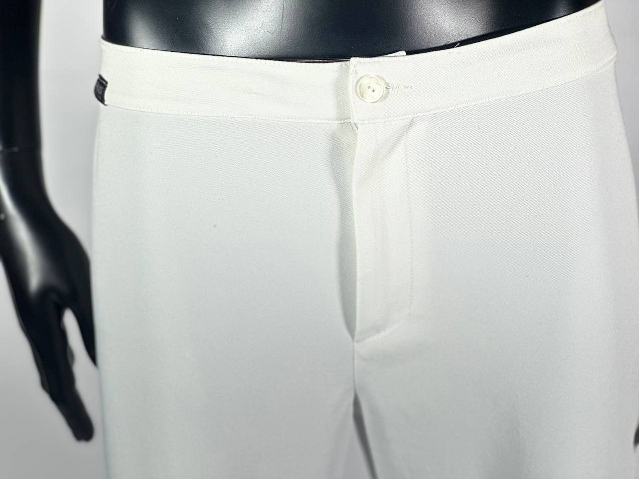 Versace Pants for women, white, brand Versace, size 44 Size 30" / US 8 / IT 44 - 3 Thumbnail