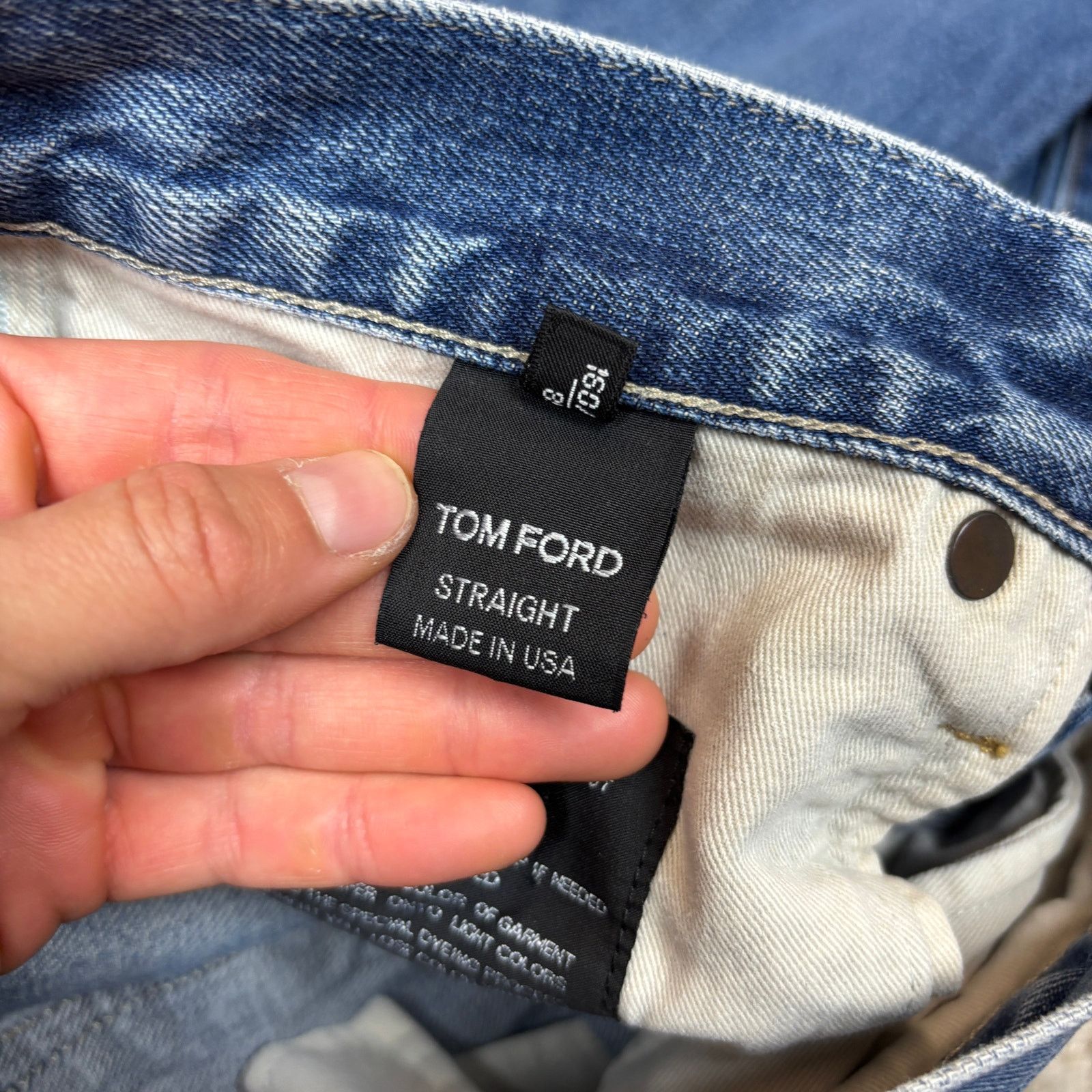 Tom Ford Tom Ford Straight Selvedge Jeans Men's 28x33 Quiet Luxury Size US 28 / EU 44 - 14 Thumbnail
