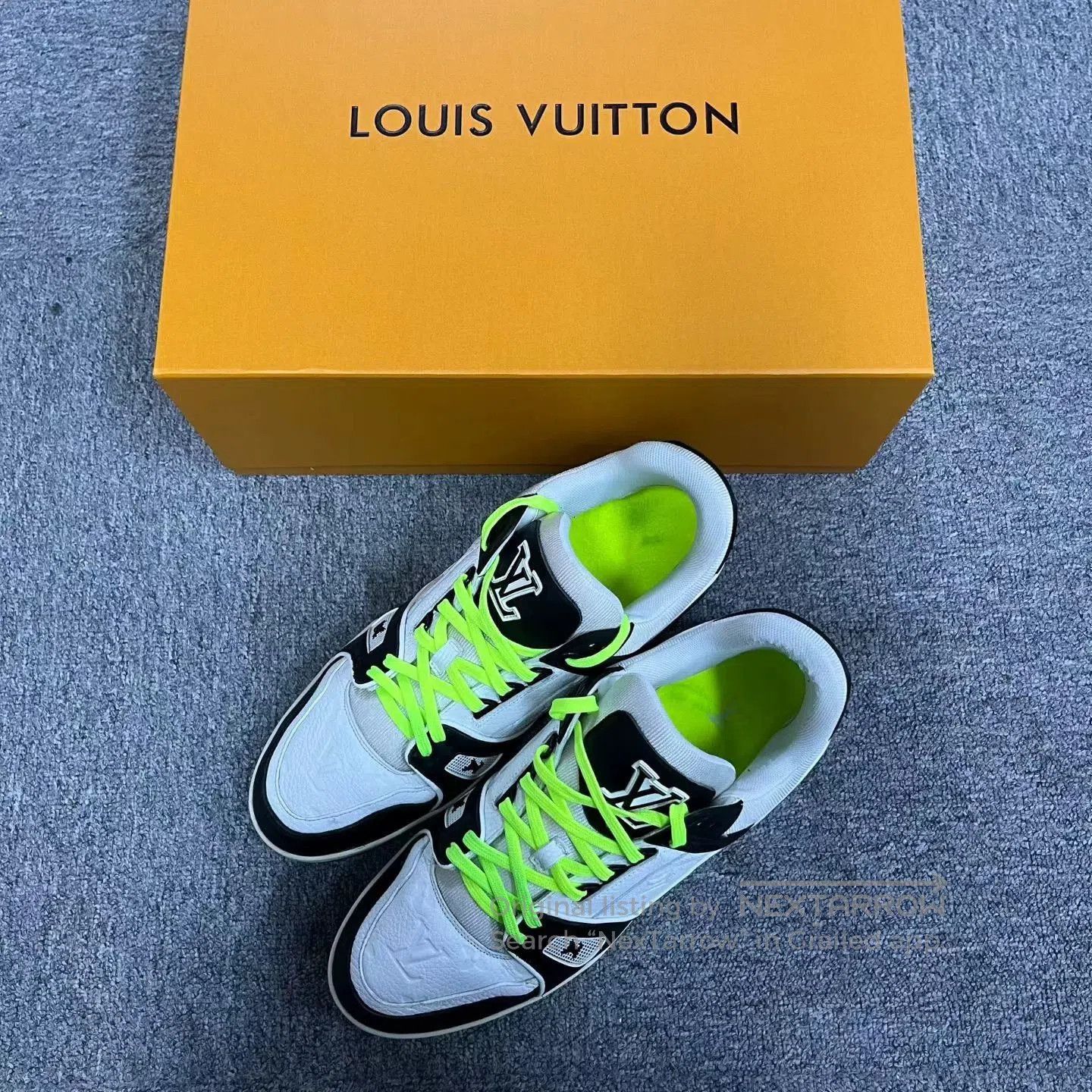 Louis Vuitton louis vuitton black and white low-top sneakers. Size US 10 / EU 43 - 1 Thumbnail