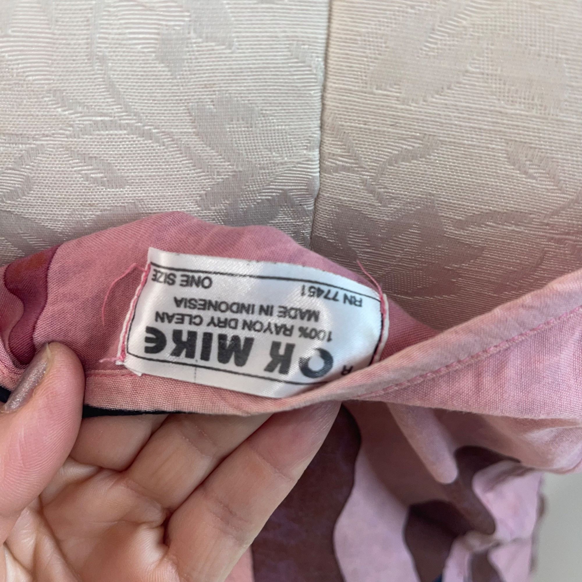 Vintage Ok Mike Vintage Womens Dress Size Large Pink Bali Size L / US 10 / IT 46 - 5 Thumbnail