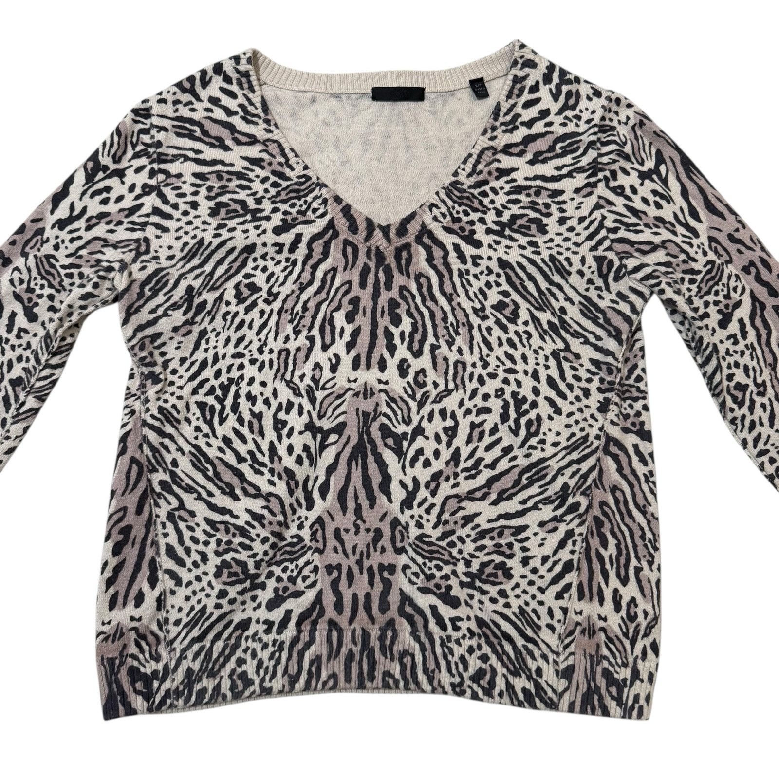 ATM Anthony Thomas Melillo ATM Anthony Thomas Melillo Sweater Leopard Print Size mall Size S / US 4 / IT 40 - 7 Thumbnail