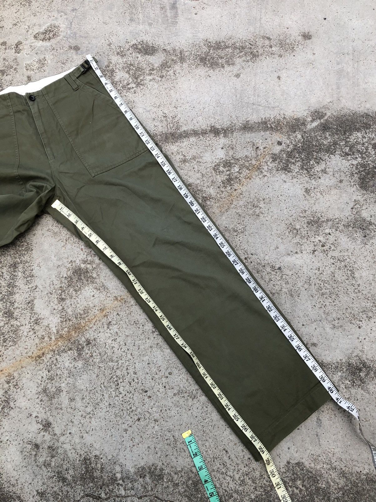 Other FADED GREEN SPICK&SPAN INSPIRED US ARMY BAKER PANT Size US 30 / EU 46 - 9 Thumbnail