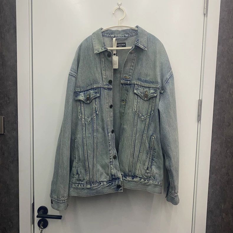 Balenciaga Balenciaga Casual Simple Denim Jacket Size US M / EU 48-50 / 2 - 1 Thumbnail