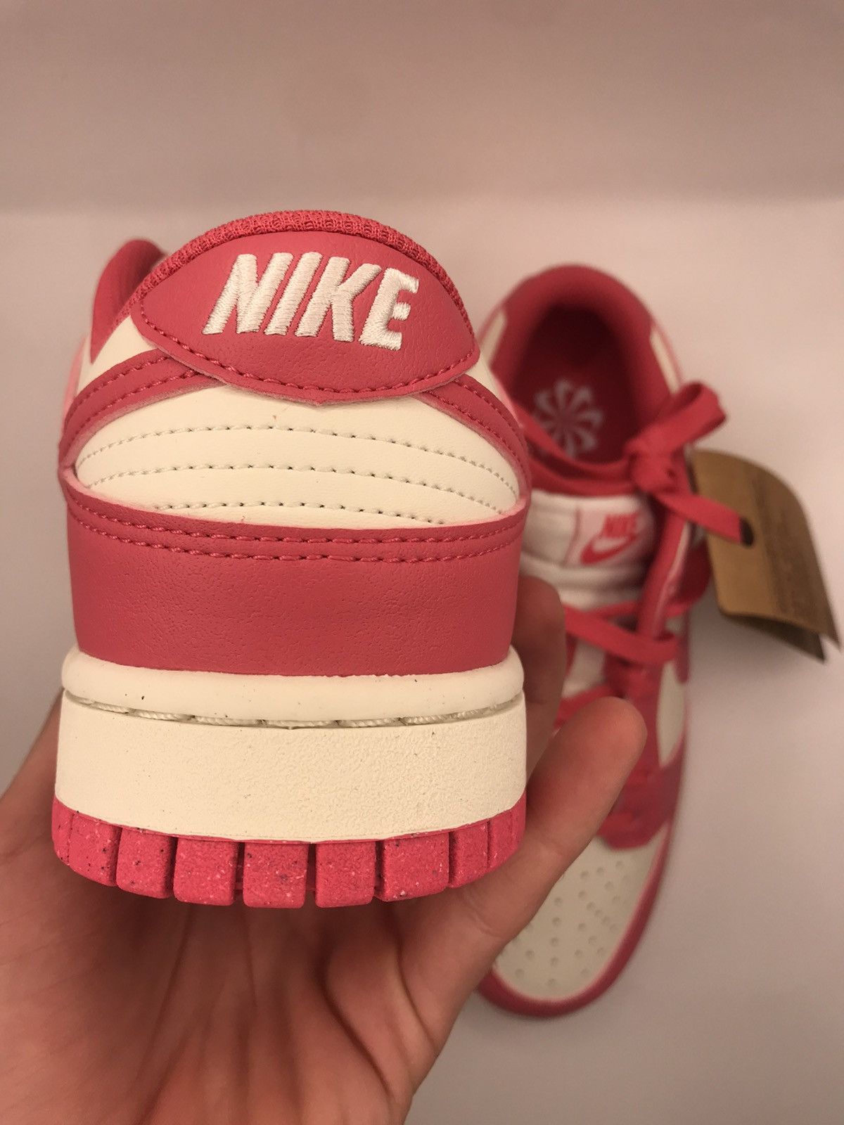 Nike Nike Dunk Low “Pink&White” Size US 9 / IT 39 - 6 Thumbnail