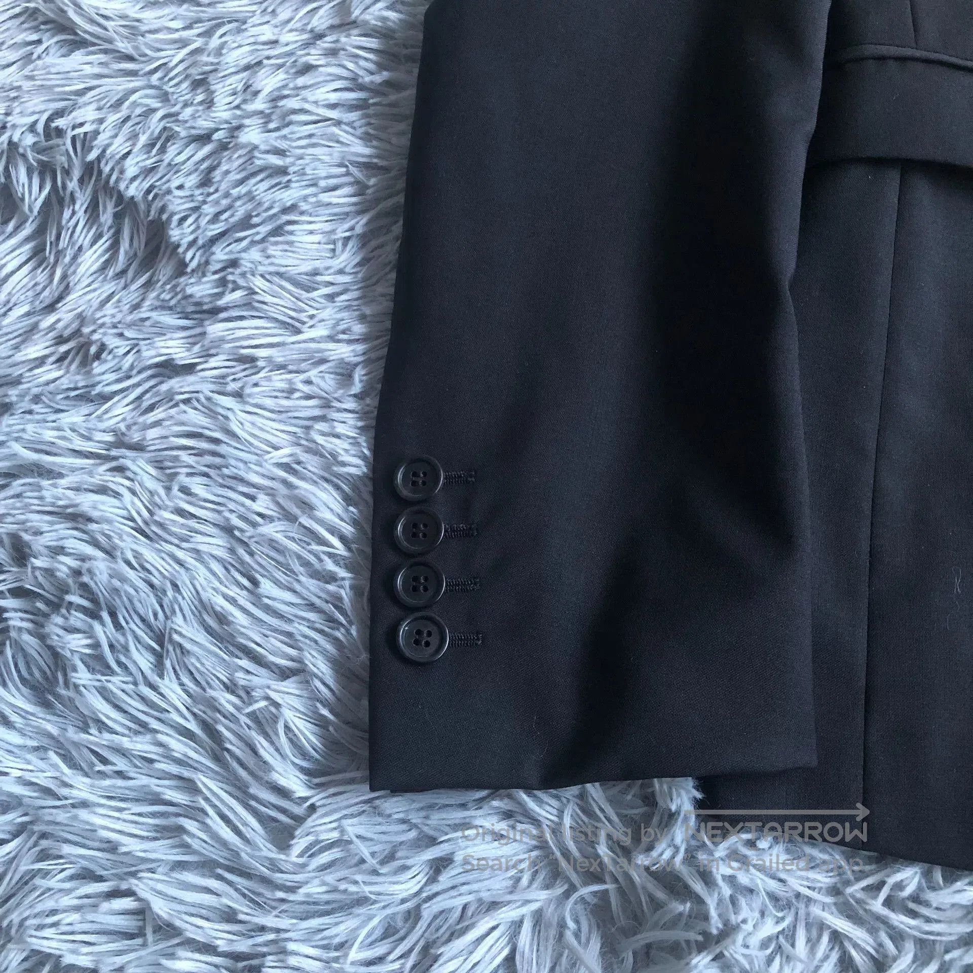 Dior Dior Homme Leather Collar Wool Blazer. Size US M / EU 48-50 / 2 - 2 Thumbnail