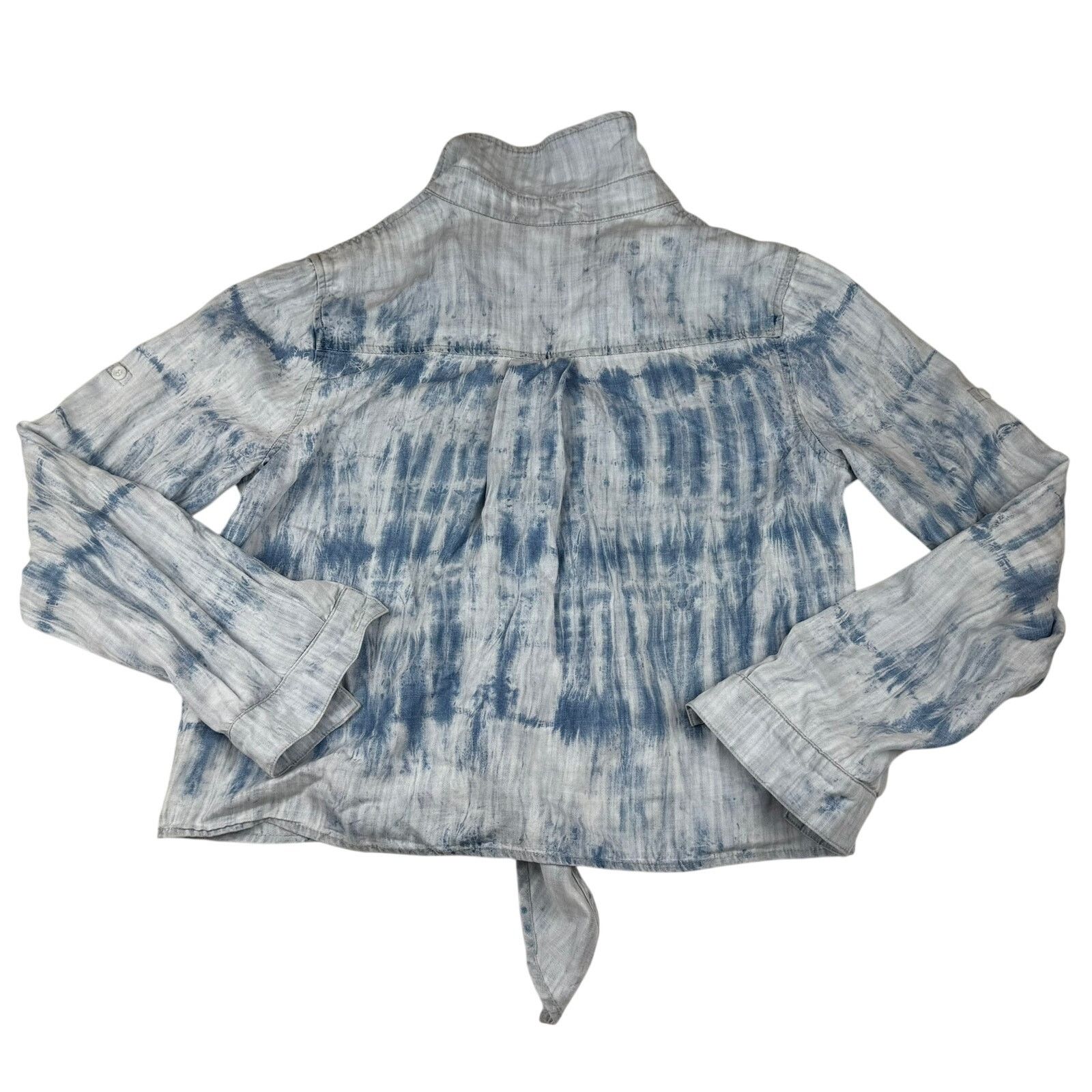 Bella Dahl Bella Dahl Tie Dye Tencel Button Front Shirt Small Size S / US 4 / IT 40 - 2 Thumbnail
