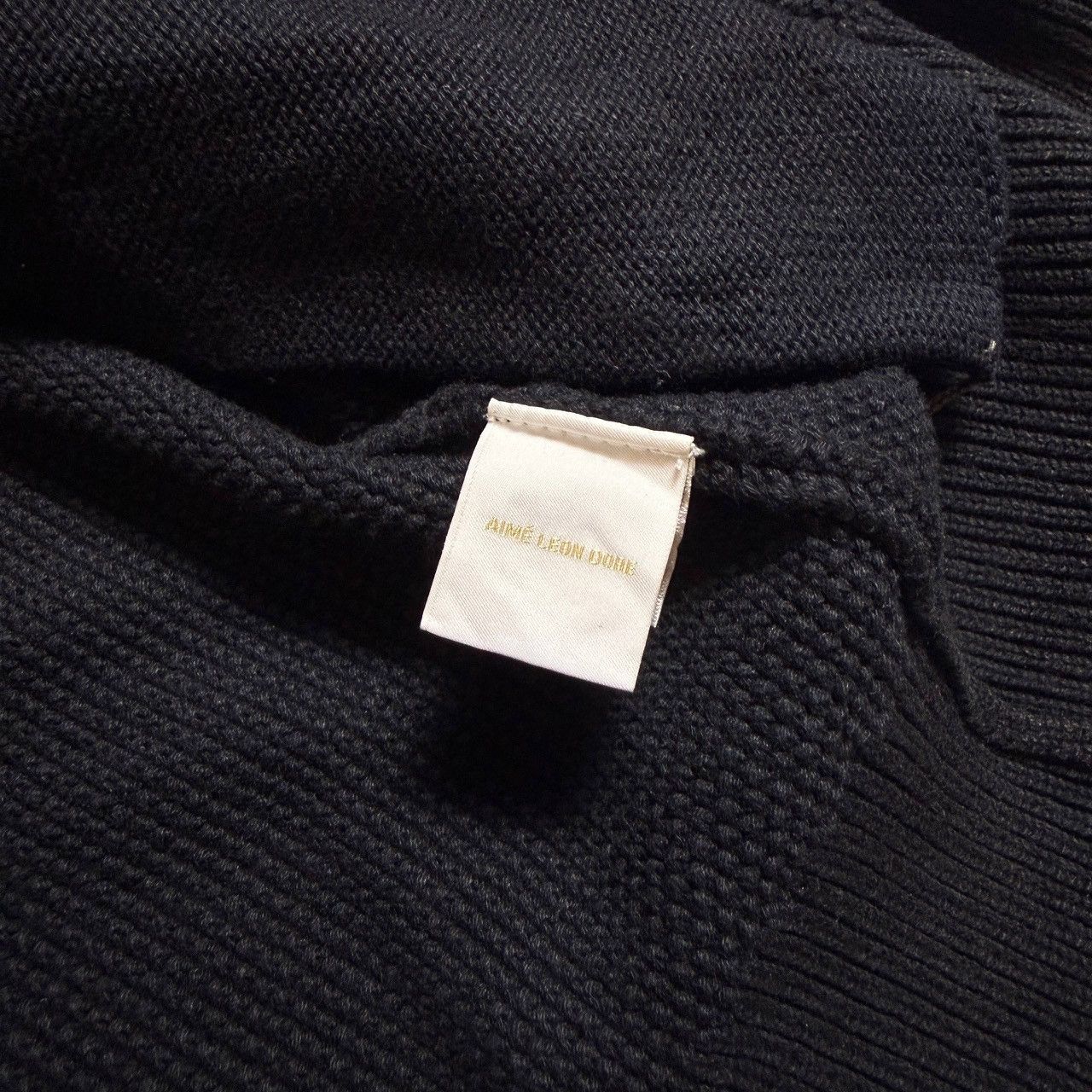 Aime Leon Dore Aime Leon Dore Cardigan Knit Dark Gray Washed Men’s Size US M / EU 48-50 / 2 - 11 Thumbnail