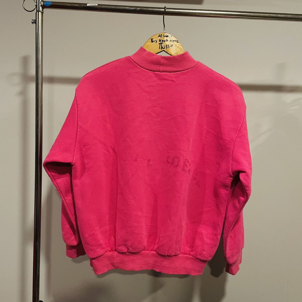 20471120 Japanese Neon Pink Boxy Fit Comfy Sweatshirt Size S / US 4 / IT 40 - 3 Thumbnail