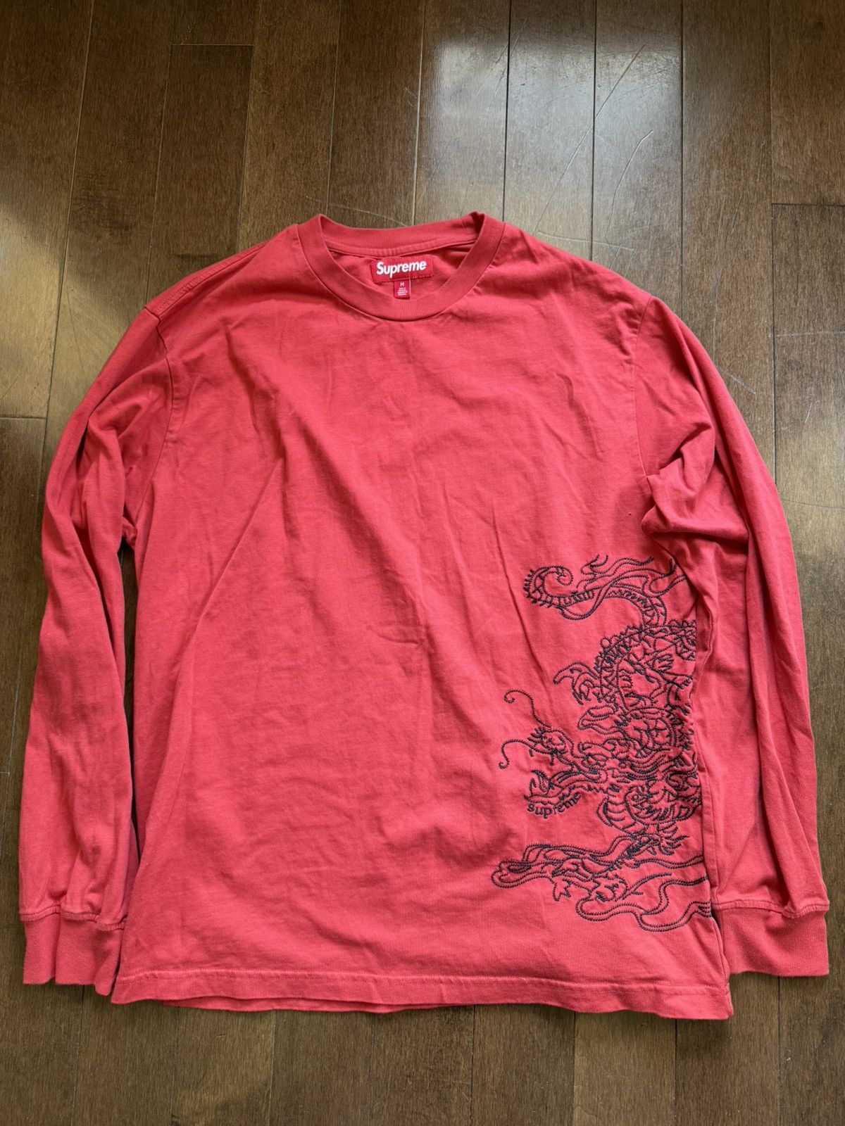 Supreme Supreme Dragon embroidered long sleeve | Grailed