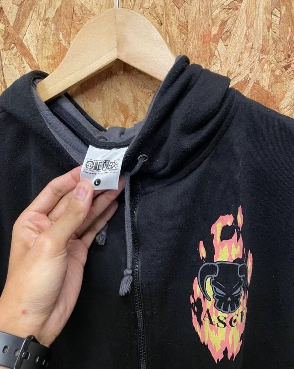 One Piece One Piece Ace Zipper Hoodie Size US L / EU 52-54 / 3 - 5 Thumbnail