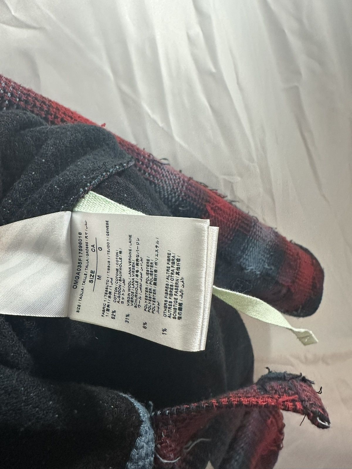 Off-White OFF WHITE PLAID SWEATER Size US M / EU 48-50 / 2 - 13 Thumbnail