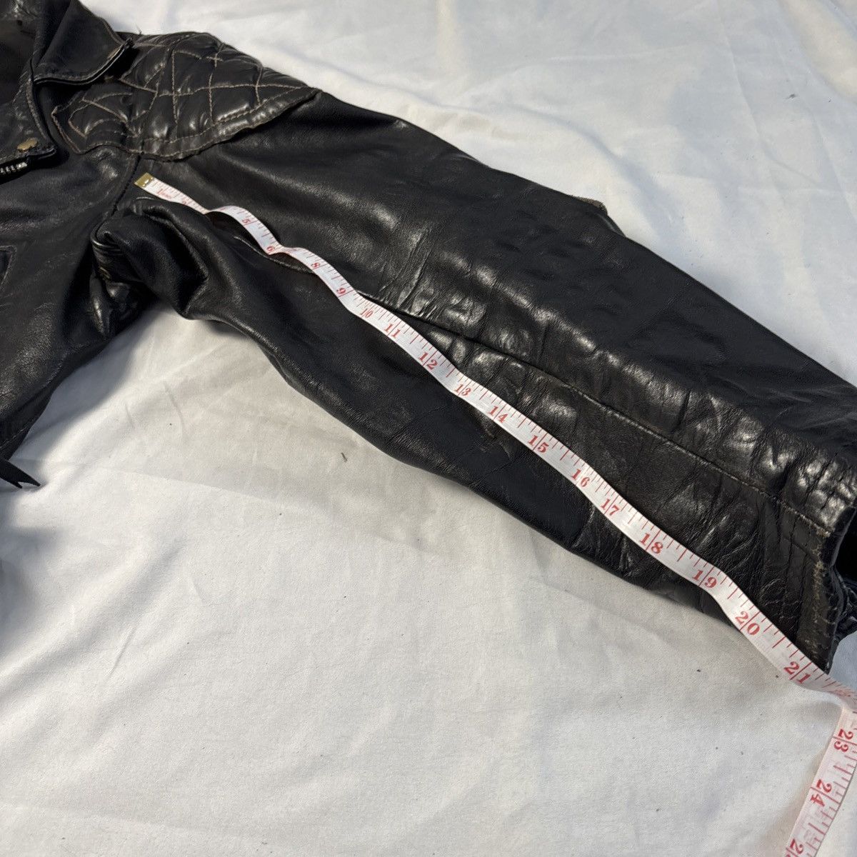 Other Vintage Langlitz Columbia Motorcycle Leather Jacket w/Belt Size US M / EU 48-50 / 2 - 25 Thumbnail