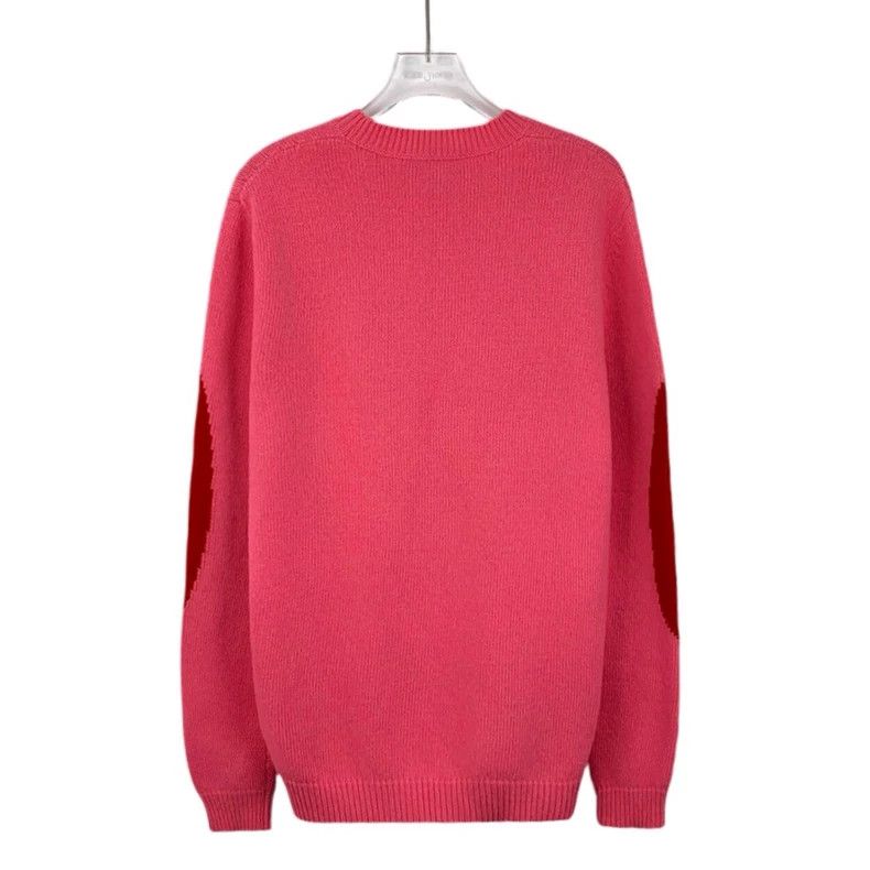 Gucci Gucci Pink logo inlaid wool round-neck long-sleeved knitte Size XS / US 0-2 / IT 36-38 - 2 Thumbnail