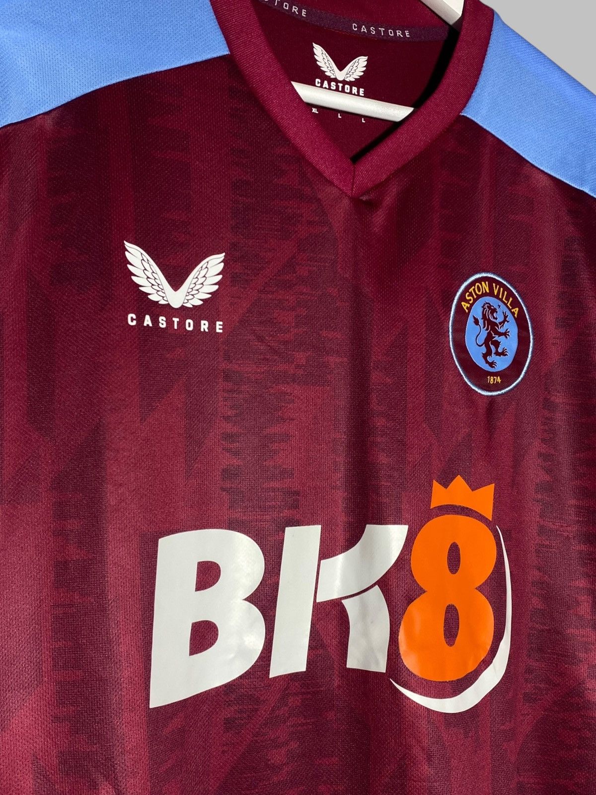 Other 🔥 00s ASTON VILLA JERSEY Y2K CASTOR BLOKECORE ESSENTIAL L Size US L / EU 52-54 / 3 - 3 Thumbnail