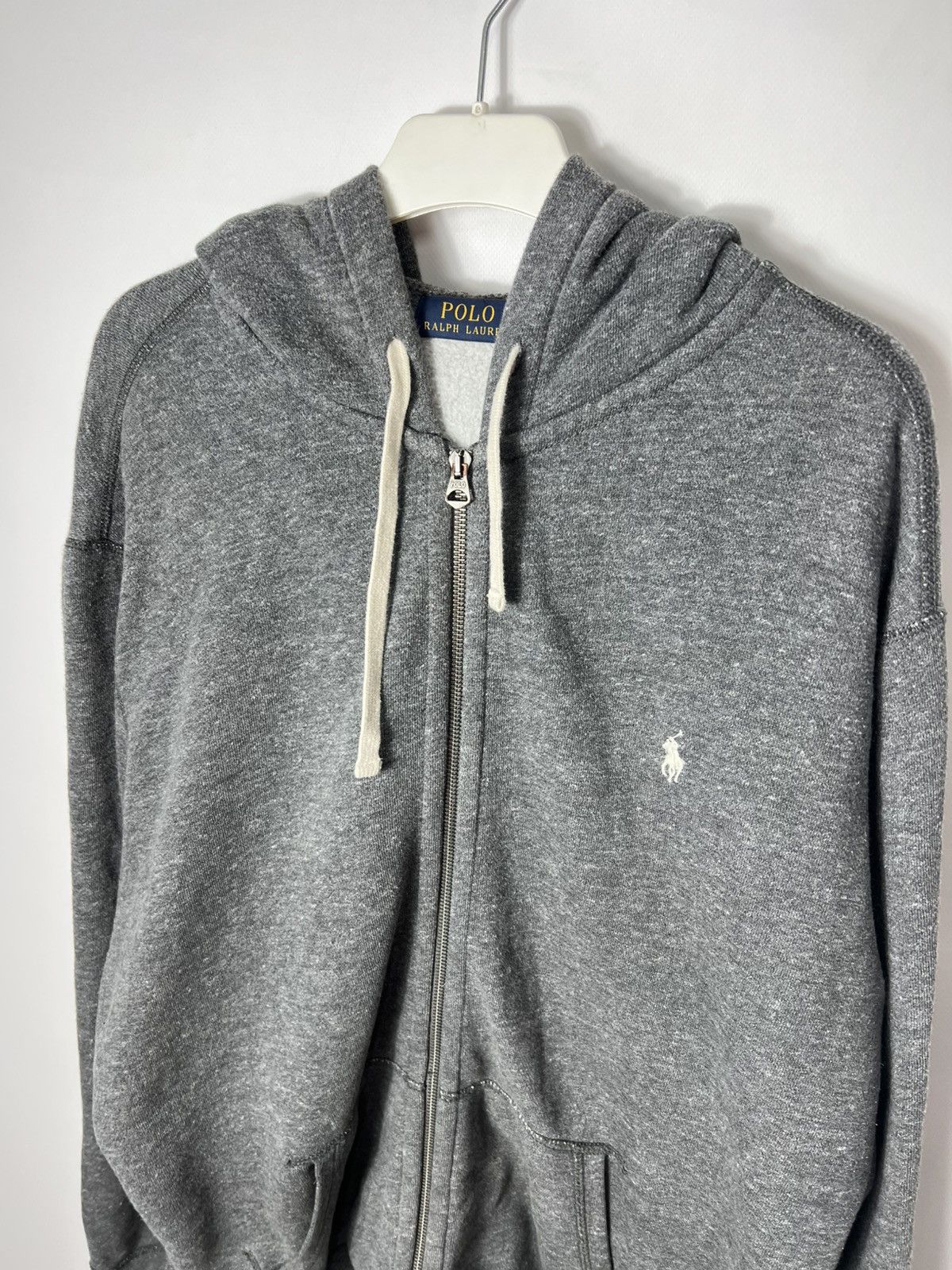 Polo Ralph Lauren Vintage streetwear y2k Polo Ralph Lauren Gray Zip Hoodie Size US XXL / EU 58 / 5 - 2 Thumbnail