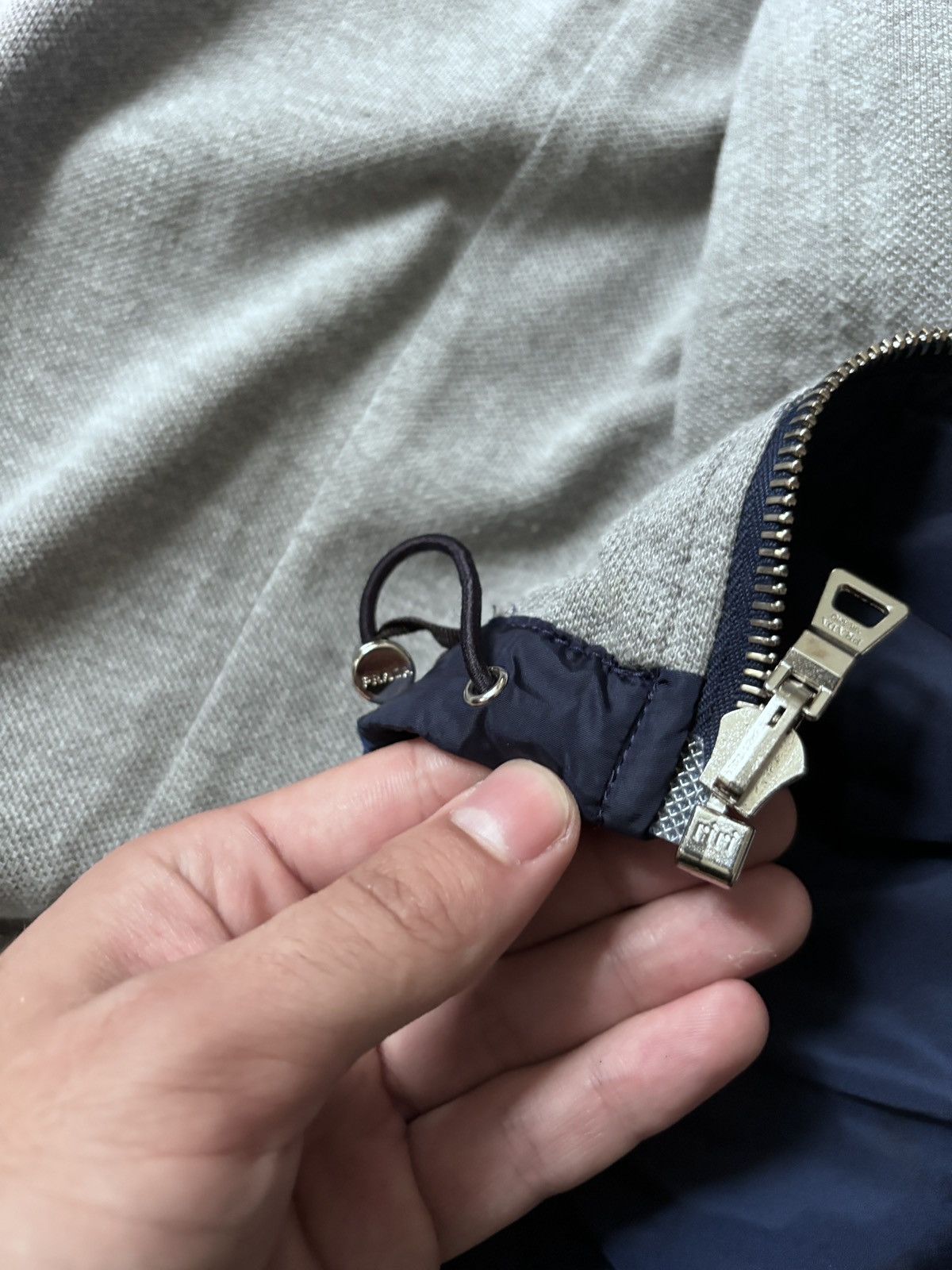 Prada × Vintage Prada jacket vintage red tab double side nylon blue bomvers Size US L / EU 52-54 / 3 - 14 Thumbnail