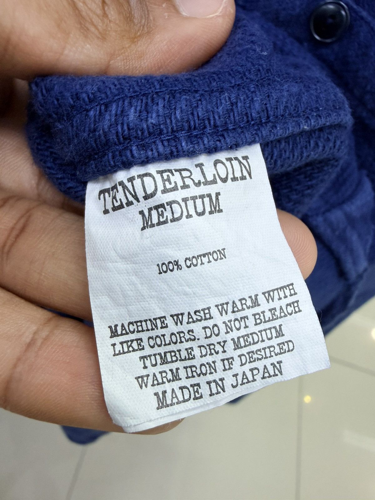 Tenderloin TENDERLOIN Japan K-7 Indigo Work Shirt Size US M / EU 48-50 / 2 - 4 Thumbnail