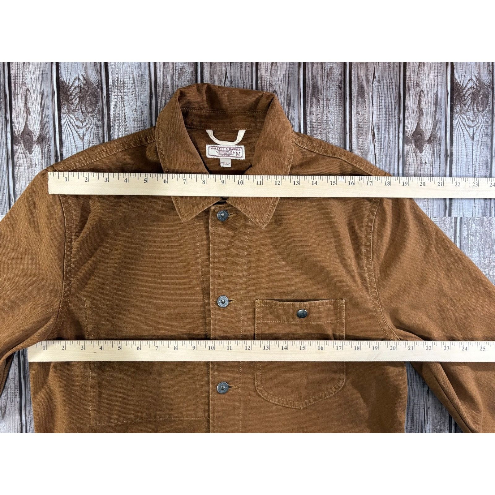 Wallace & Barnes Wallace & Barnes Duck Canvas Utility Chore Jacket sz M color Size US M / EU 48-50 / 2 - 9 Thumbnail