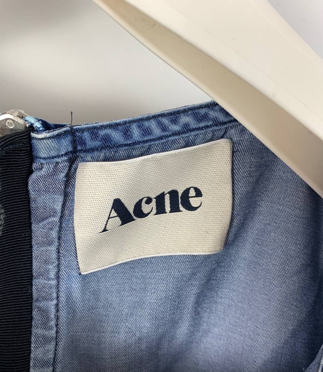 Acne Studios Acne vintage midi dress blue cotton 38 Size XS / US 0-2 / IT 36-38 - 12 Thumbnail