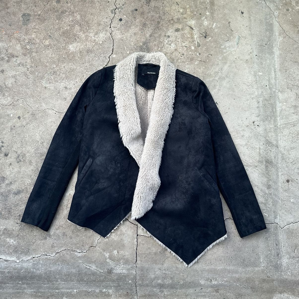 Designer × The Kooples The Kooples black with shearling effect women's Jacket Size M / US 6-8 / IT 42-44 - 1 Thumbnail