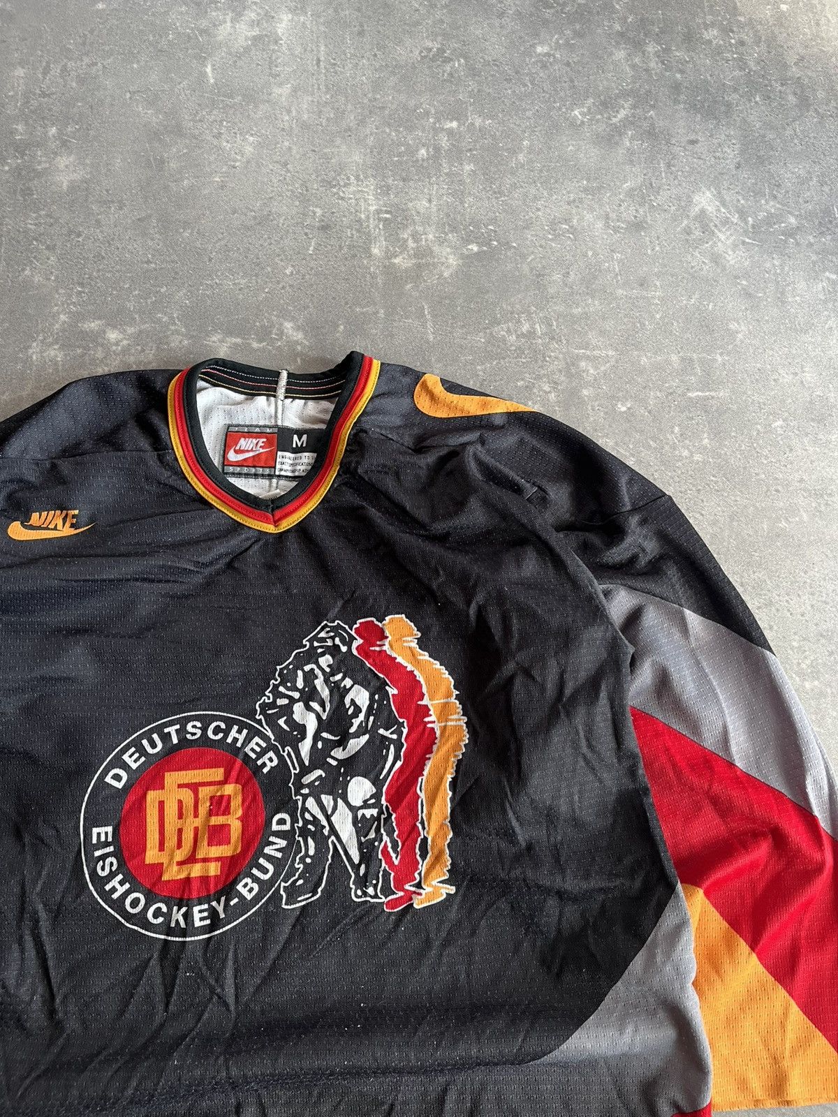 Nike Vintage Germany Deutschland 1996 Away Nike Hockey Jersey M Size US M / EU 48-50 / 2 - 4 Thumbnail