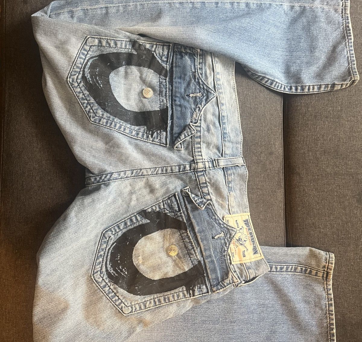 True Religion True Religion Straight leg Denim Jeans Size US 34 / EU 50 - 6 Thumbnail