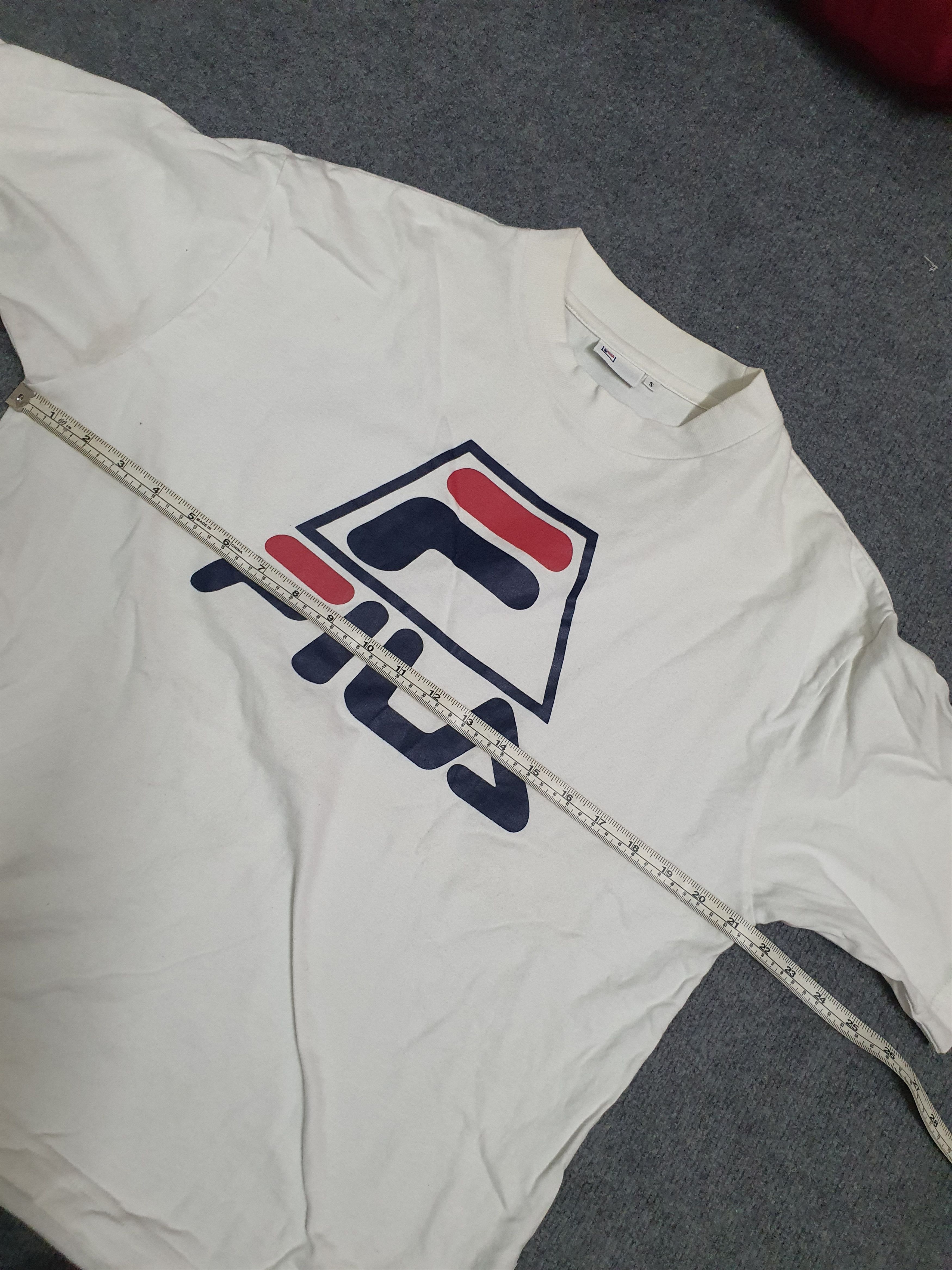 Fila Fila big logo t-shirt Size US S / EU 44-46 / 1 - 13 Thumbnail