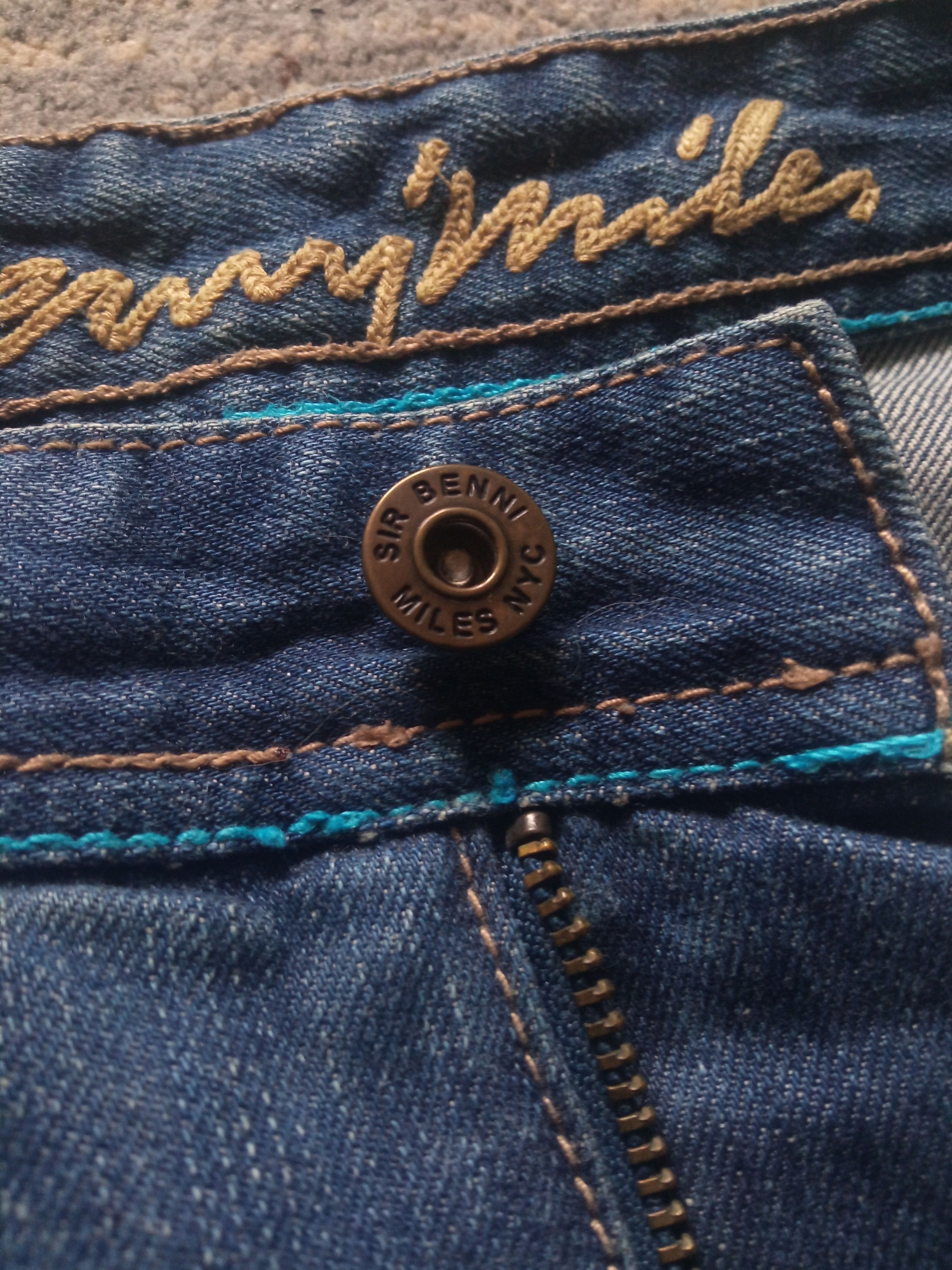 Vintage Sir Benni Miles vintage denim shorts Size US 32 / EU 48 - 4 Thumbnail
