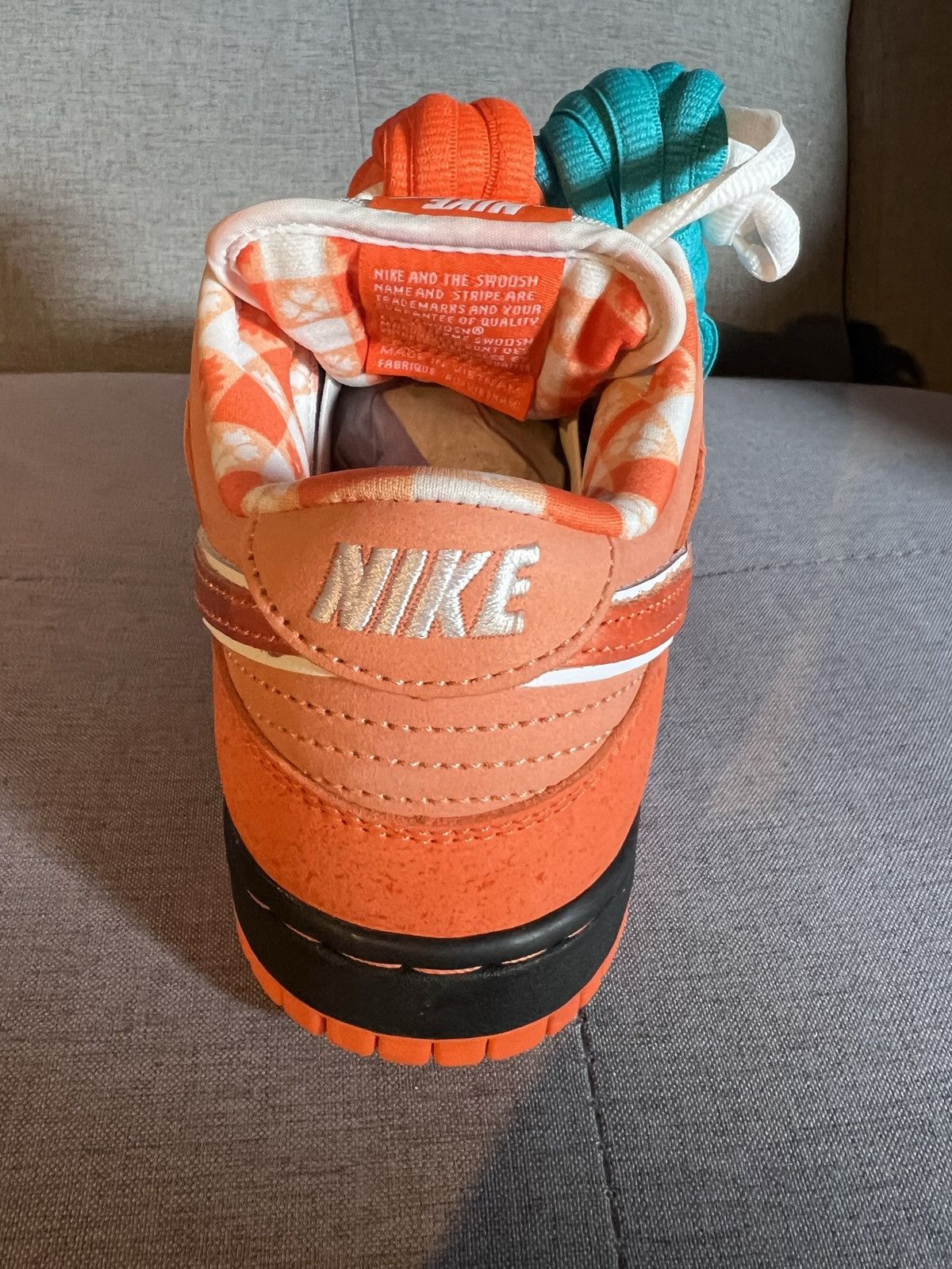 Nike × Vintage Nike SB Lobster Dunk Shoes Rare 6 New Deadstock W Receipt Size US 6 / EU 39 - 19 Thumbnail