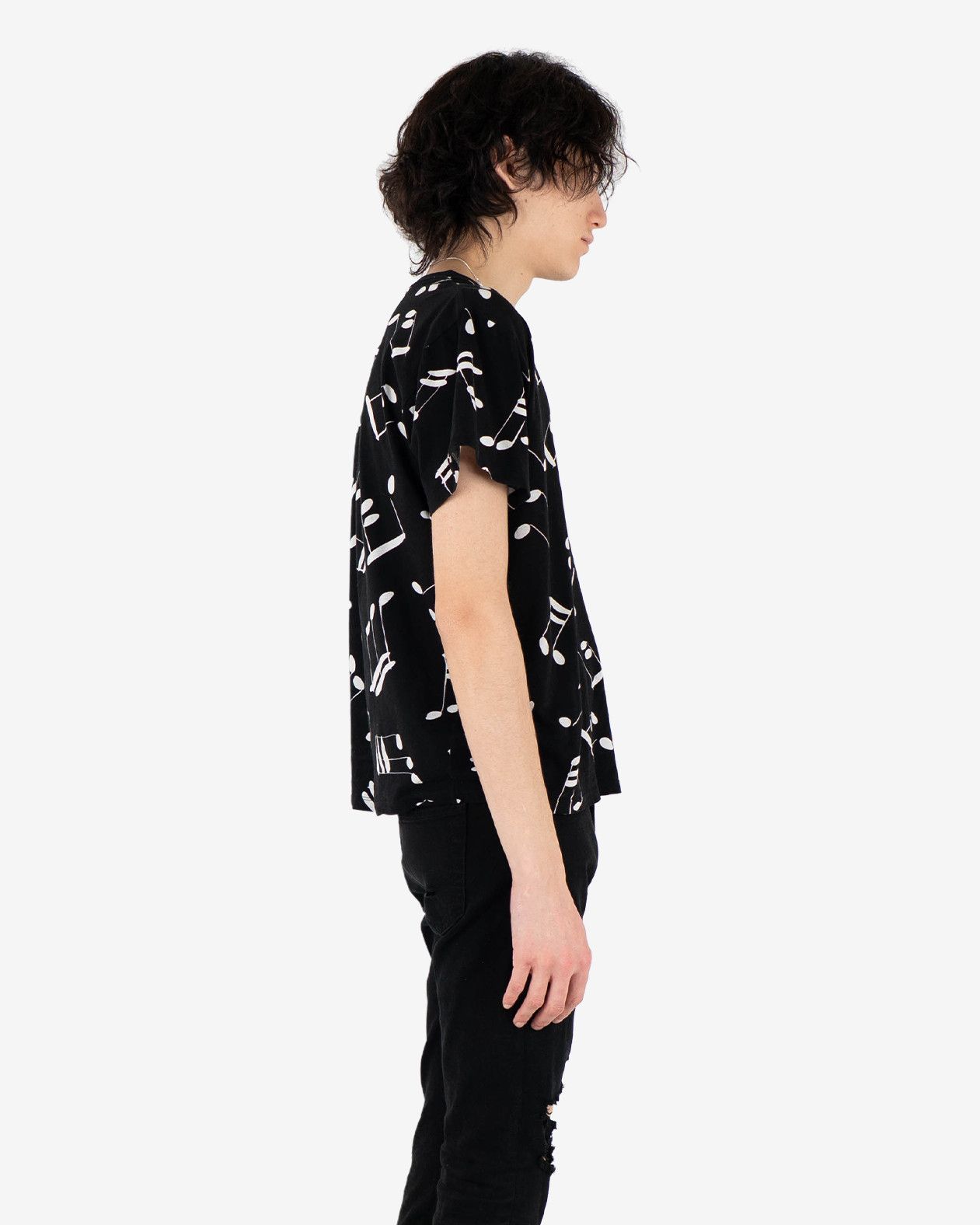 Saint Laurent Paris Music Note T-Shirt (FW16) Size US XL / EU 56 / 4 - 7 Thumbnail
