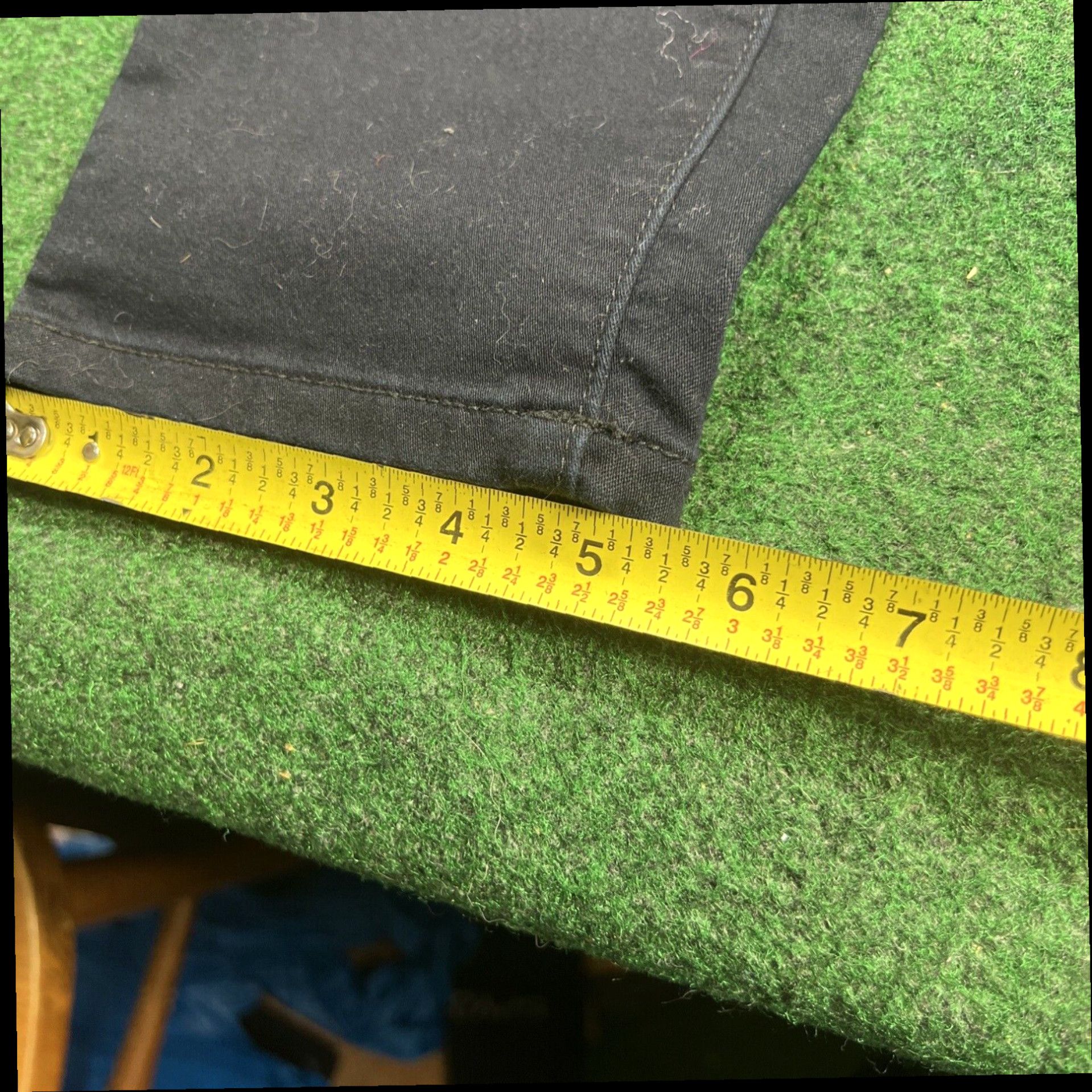 Vintage A.N.A. women’s black jeggings Sz 31/12 Measured 34x29 Size 31" - 7 Thumbnail