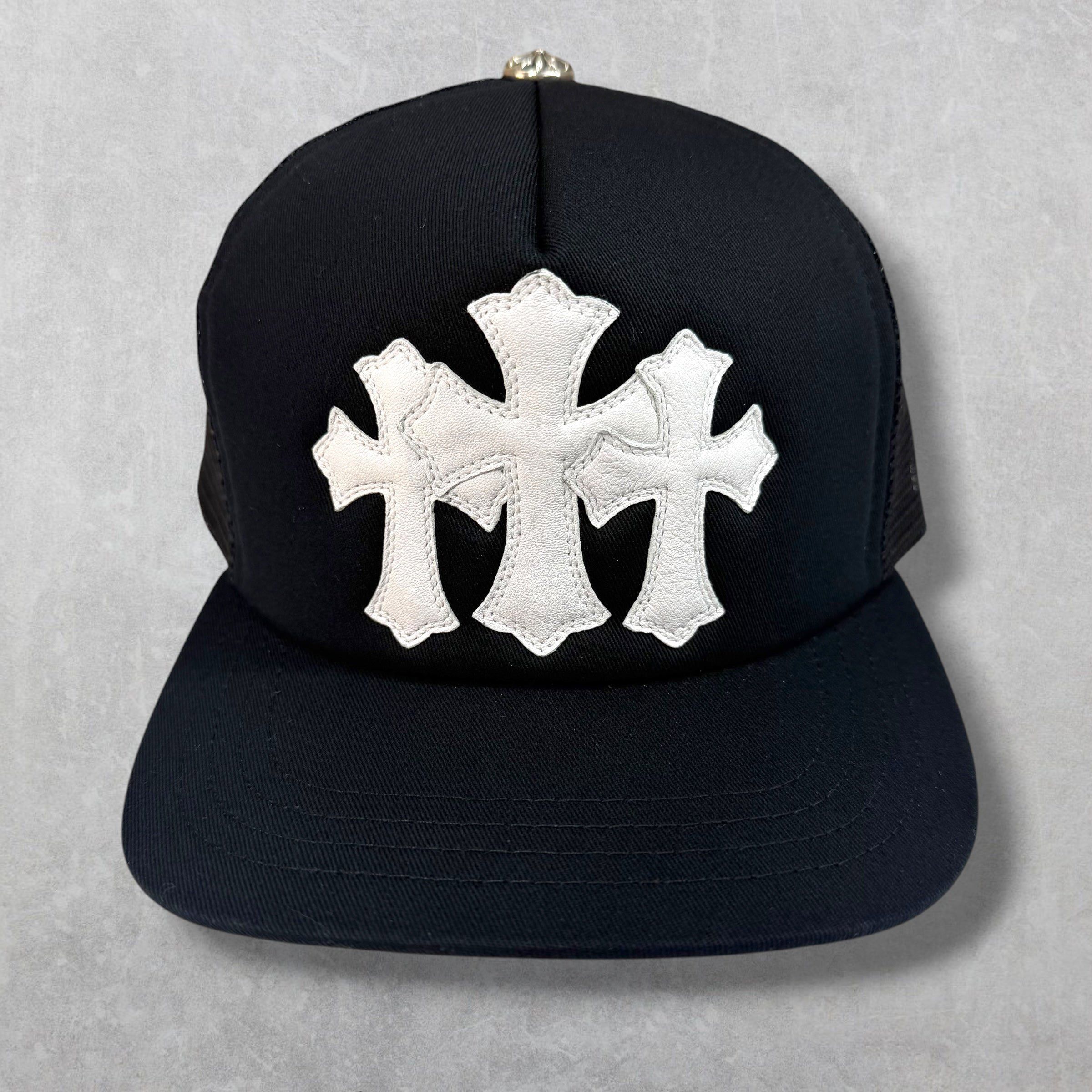 Chrome Hearts Chrome Hearts White Cemetery Cross Patch Trucker Size ONE SIZE - 1 Thumbnail