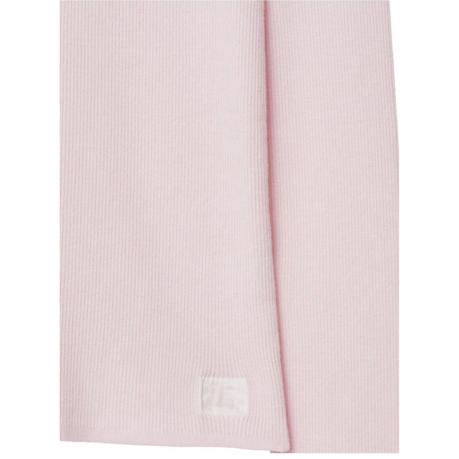 Burberry Burberry Logo Patch Rib Knit Jumper Small New Pretty Pink Size S / US 4 / IT 40 - 2 Thumbnail