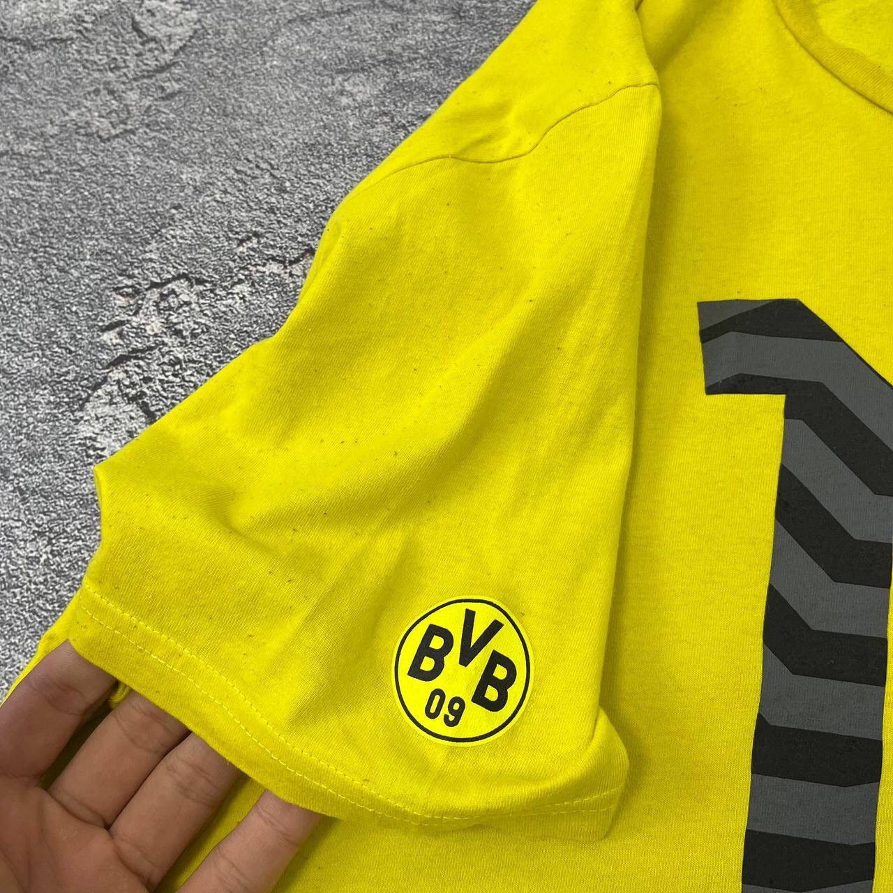 Puma Vintage Yellow BORUSSIA DORTMUND Cotton T-Shirt 1909 Big Size US XL / EU 56 / 4 - 6 Thumbnail
