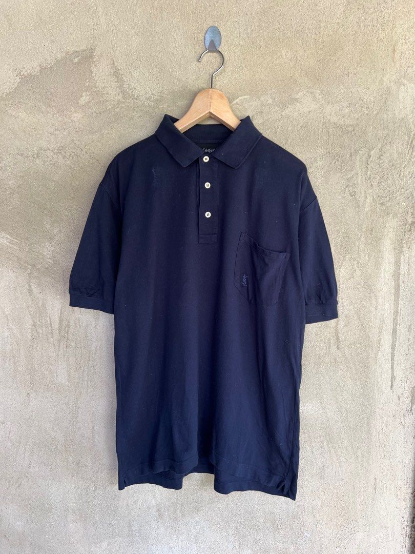 Yves Saint Laurent Vintage YvesSaintLaurent Polo Shirt Size US L / EU 52-54 / 3 - 2 Thumbnail