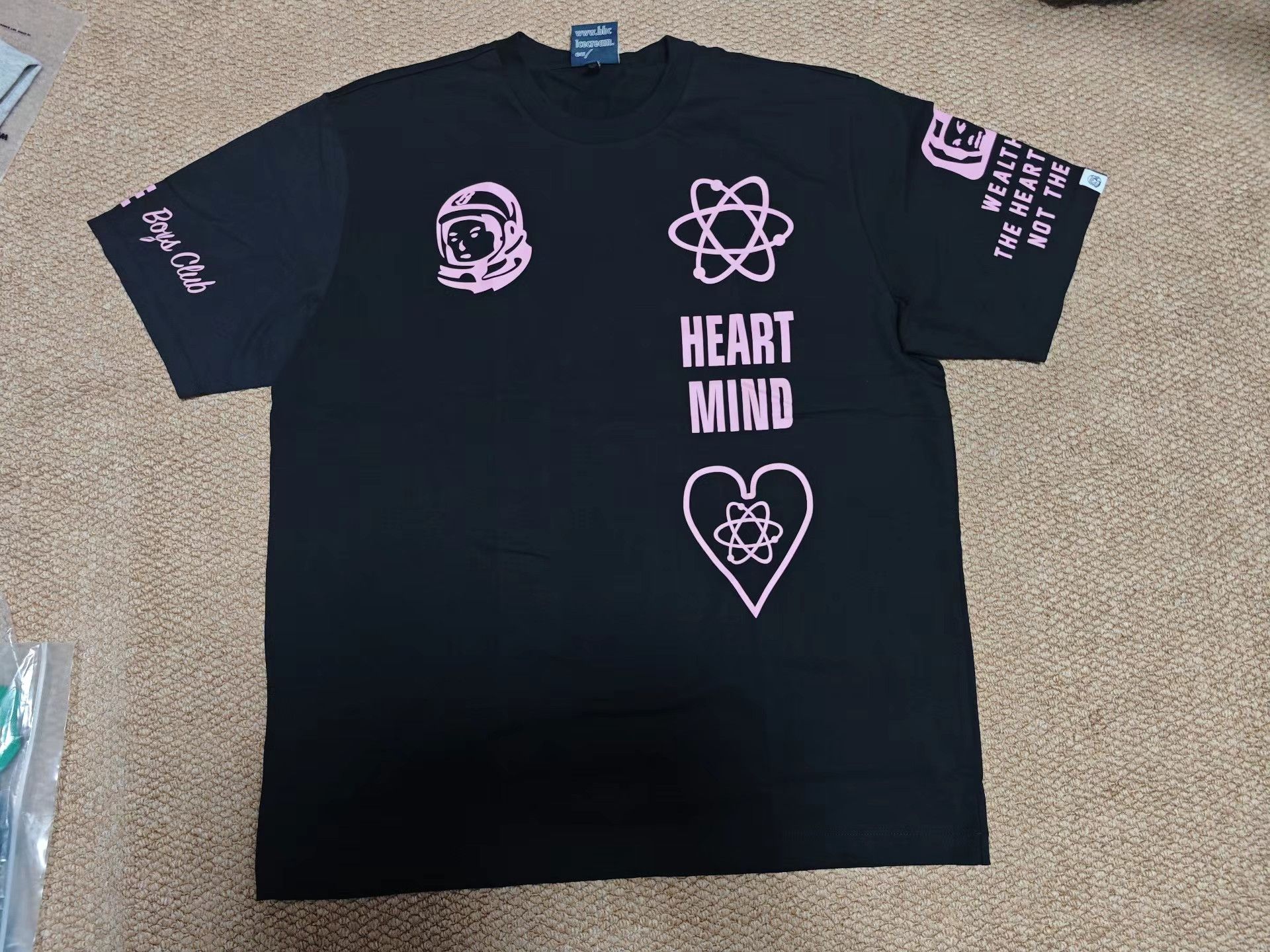 Billionaire Boys Club Billionaire Boys Club New Model Black Short Sleeve T-Shirt Size US XL / EU 56 / 4 - 1 Thumbnail