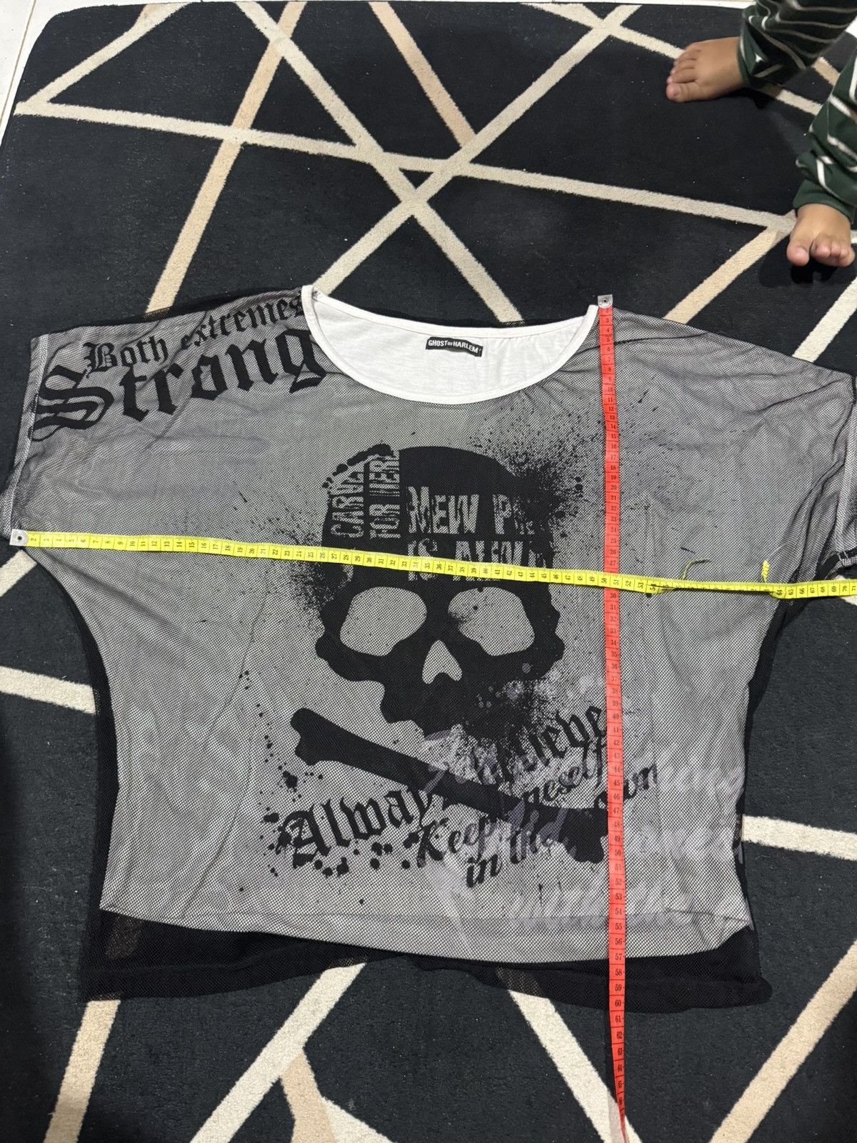 Roen Gothic Punk Skulls Poem Ghost Of Harlem Tees Size US M / EU 48-50 / 2 - 9 Thumbnail