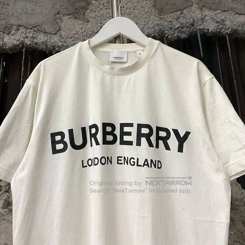 Burberry Burberry Summer White Cotton Short Sleeve T-Shirt. Size XS / US 0-2 / IT 36-38 - 3 Thumbnail