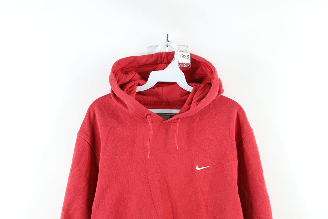 Nike Vintage Nike Travis Scott Mini Swoosh Hoodie Sweatshirt Red