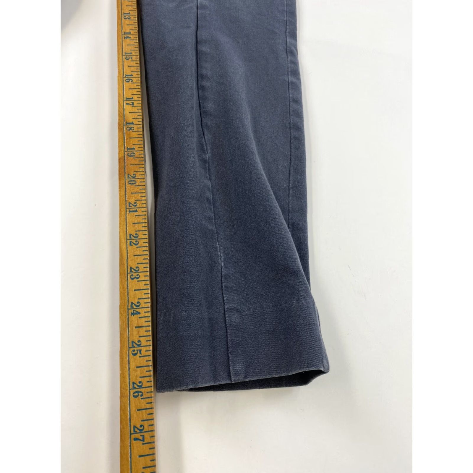 Everlane Everlane Dress Pant Womens 0 Blue Side Zip Skinny Cotton Blend Dress Pants Womens 0 Blue Side Zip Size 25" / US 0 / IT 36 - 6 Thumbnail